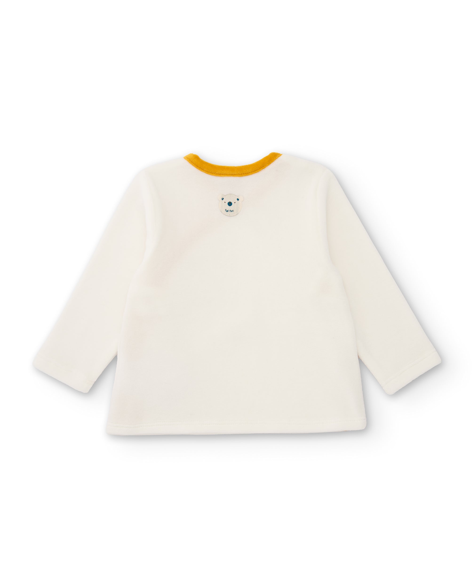 TucTuc Completi Neonato Senape in Maglia Orsetto