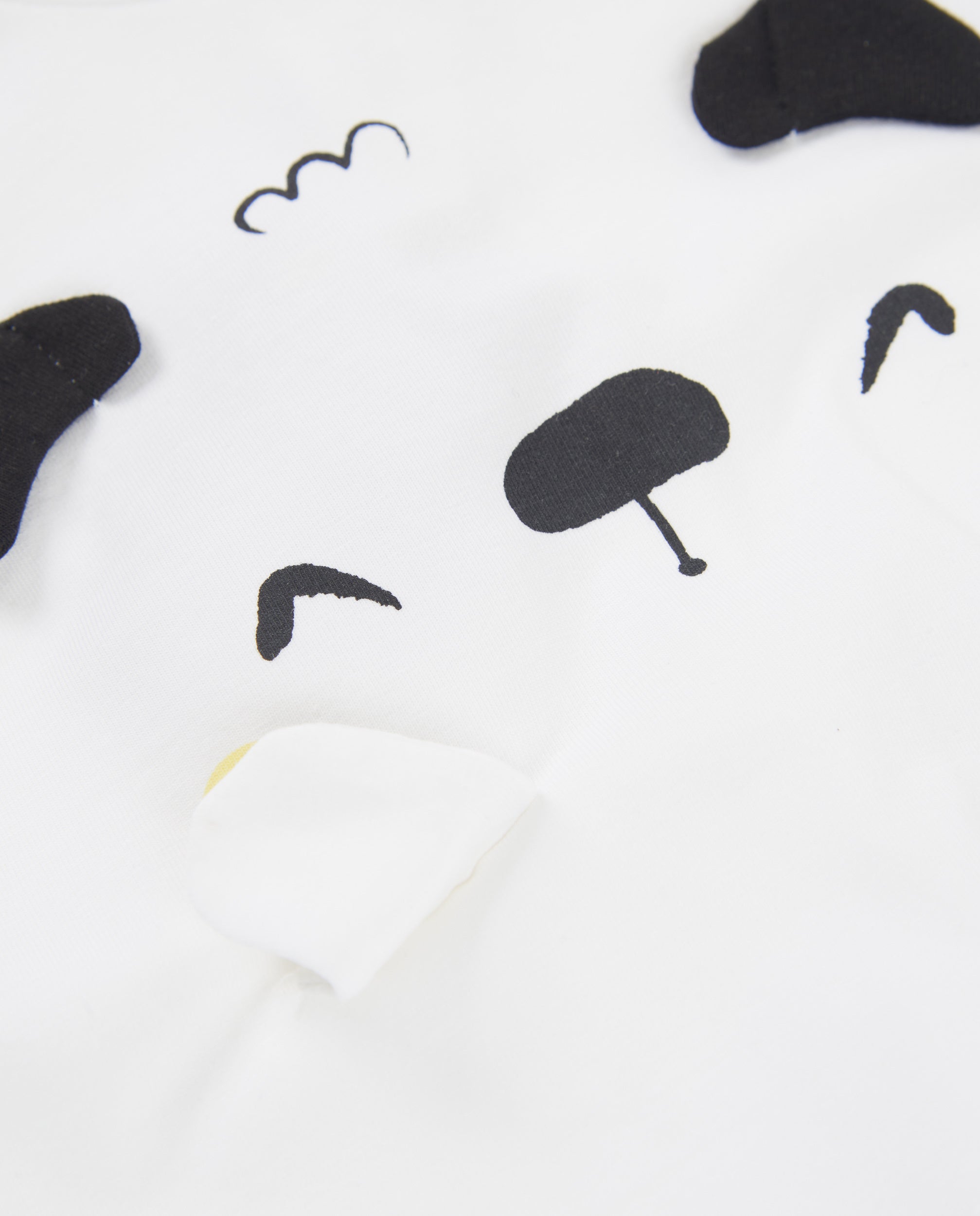 TucTuc Completi maglia neonato bianco cagnolino shorts