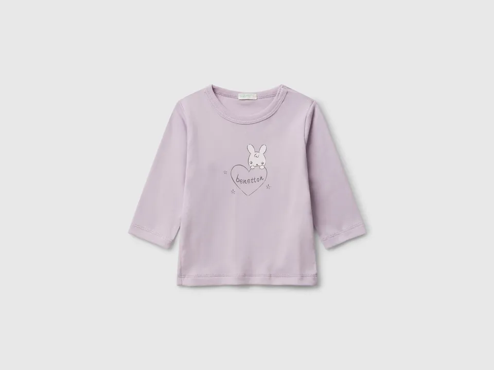 Benetton maglietta neonato cotone bio taglia 62