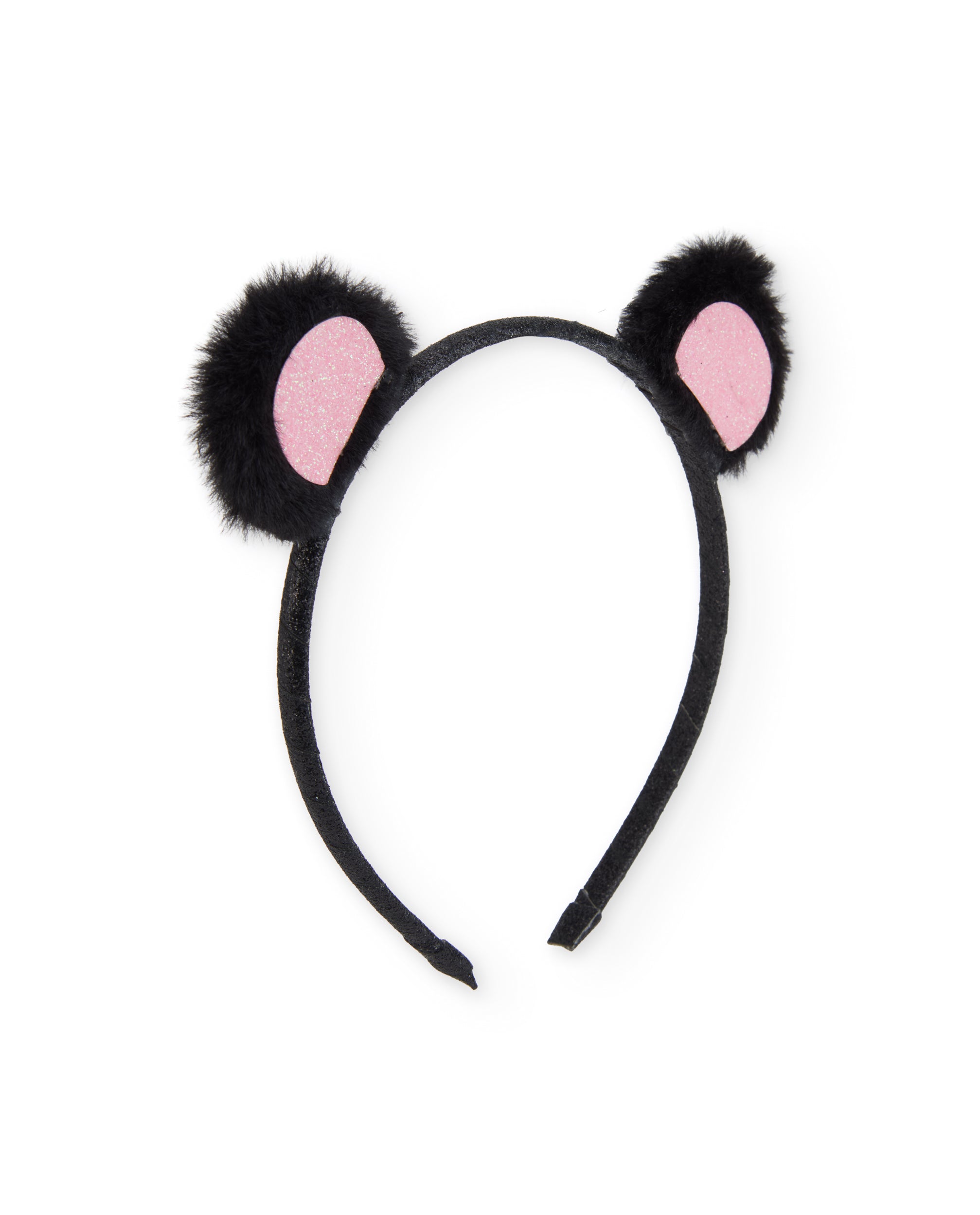 TucTuc Accessori cerchietto bambina nero orecchie peluche