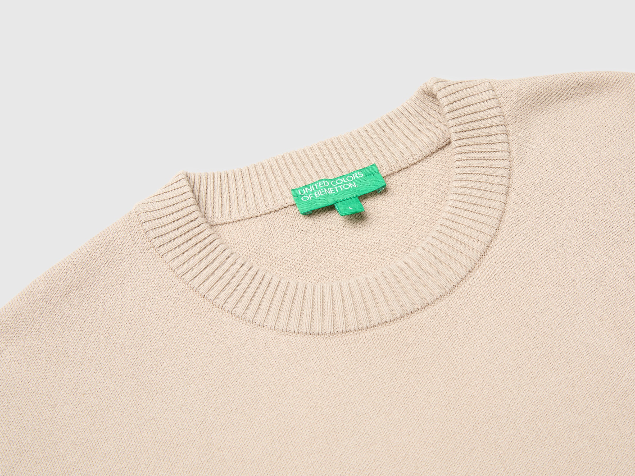 United Colors of Benetton Camicia relaxed M cotone manica lunga