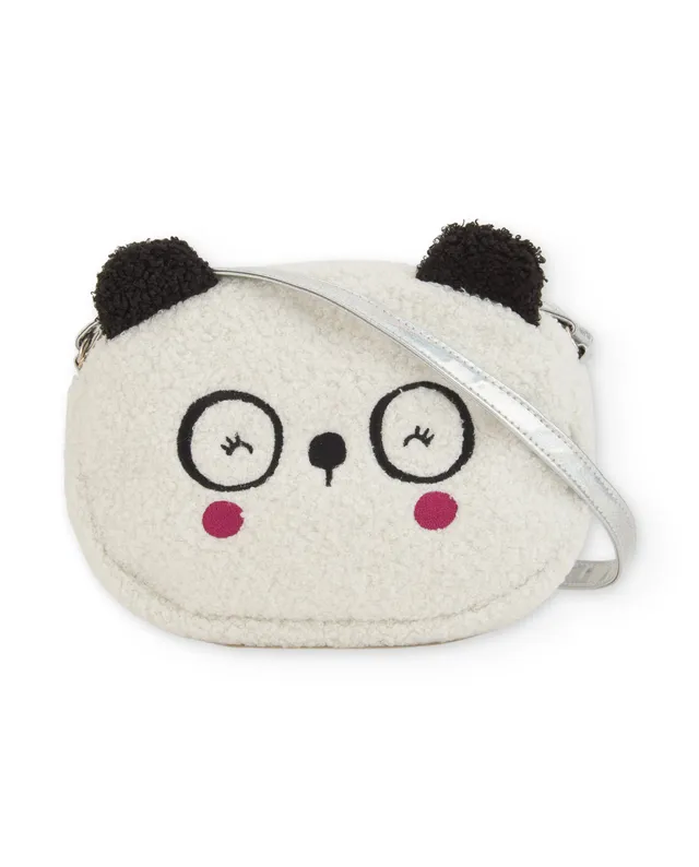 TucTuc Accessori Borsa bambina peluche panda bianca