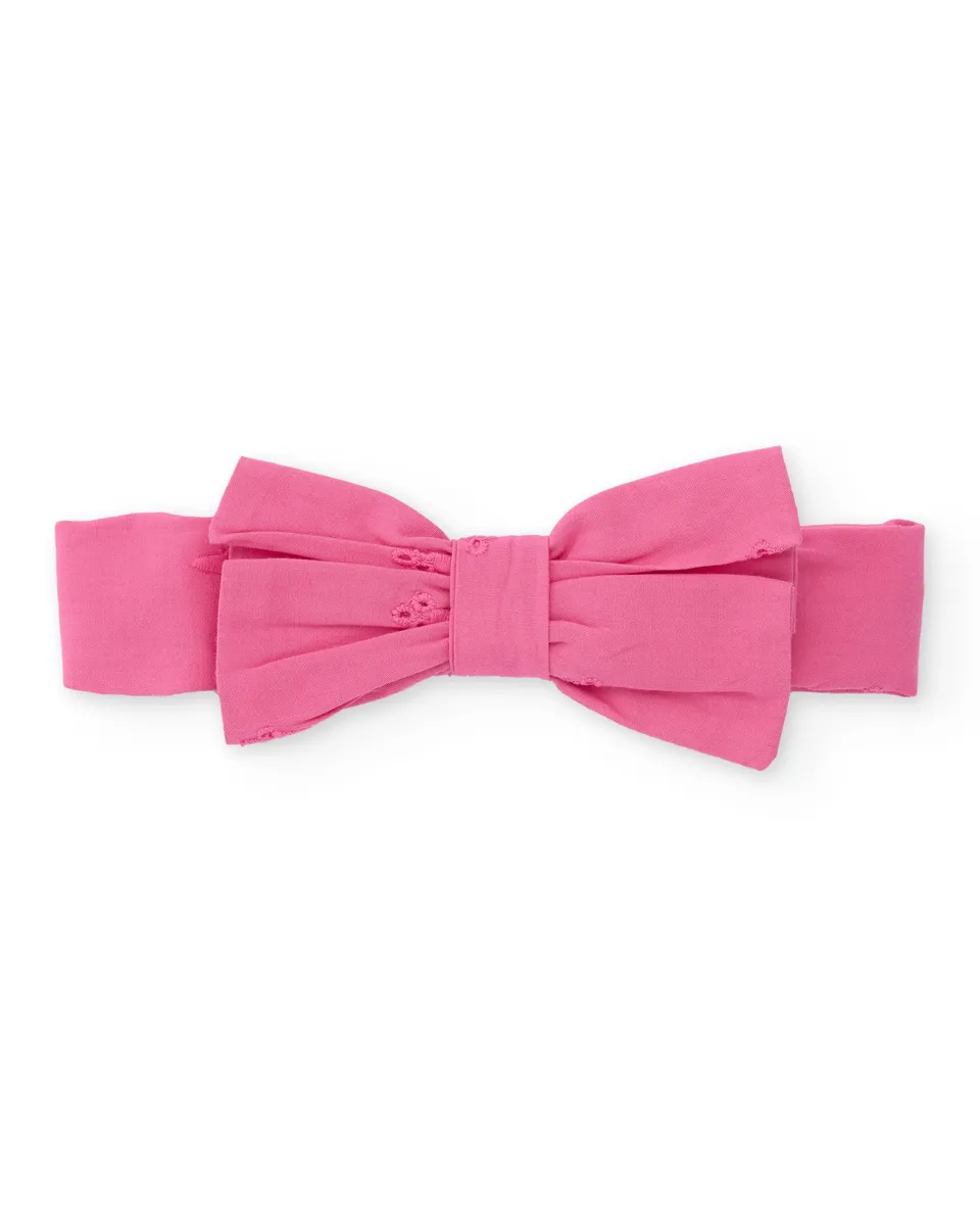 TucTuc Accessori fascia neonata jersey rosa U
