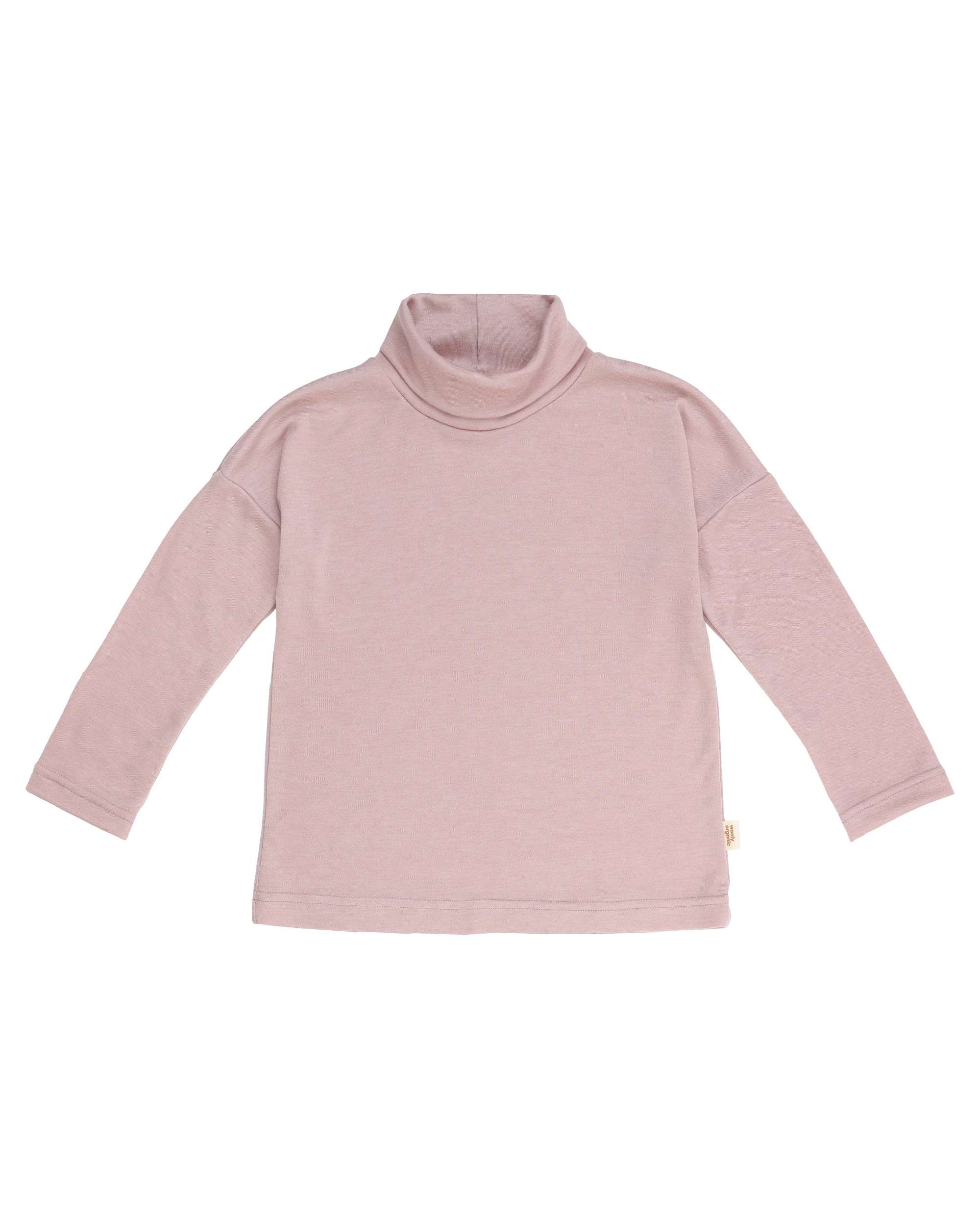 Woolly Organic Turtleneck Maglia Dolcevita Lyocell Lana