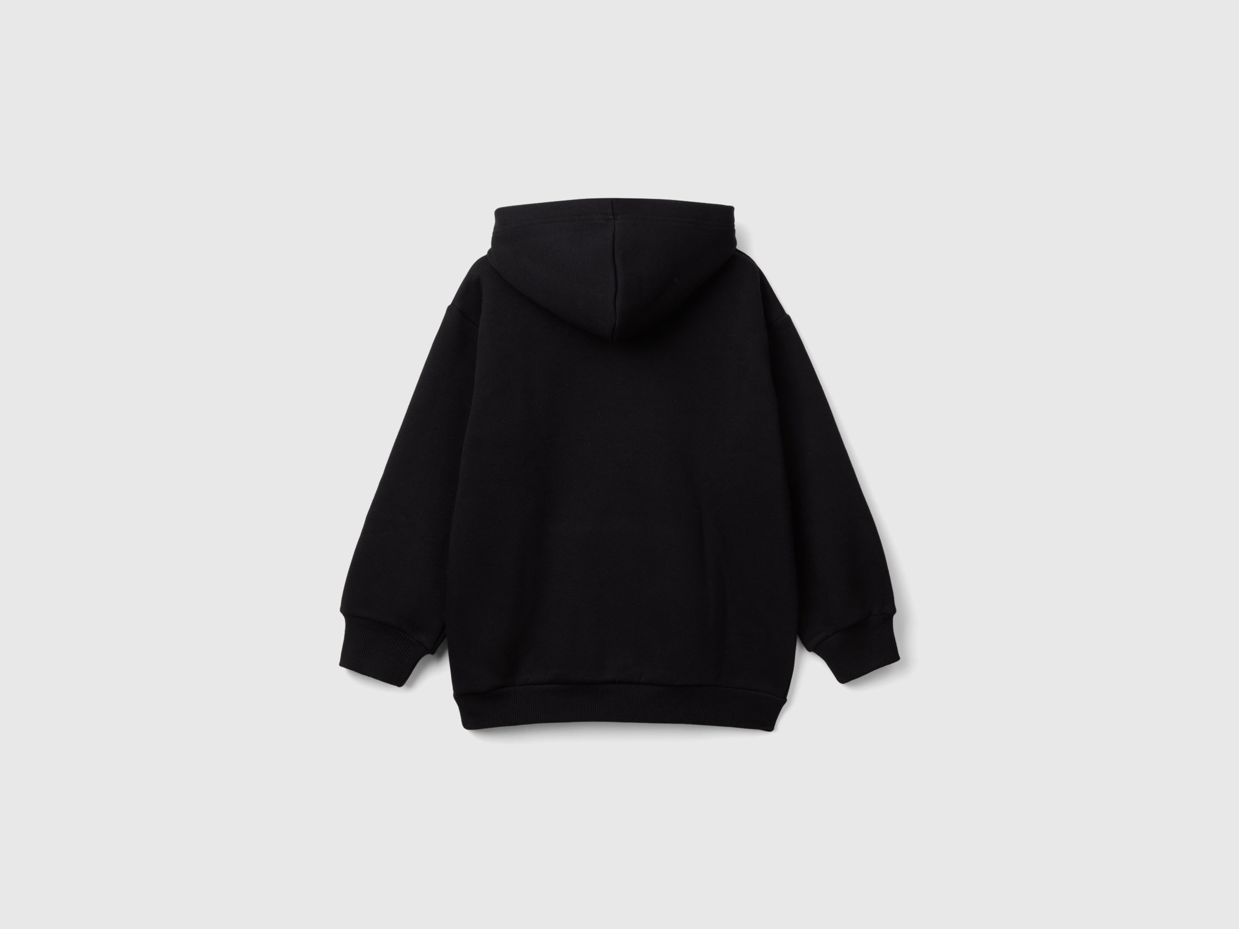 United Colors of Benetton felpa cappuccio L stampa cotone oversize