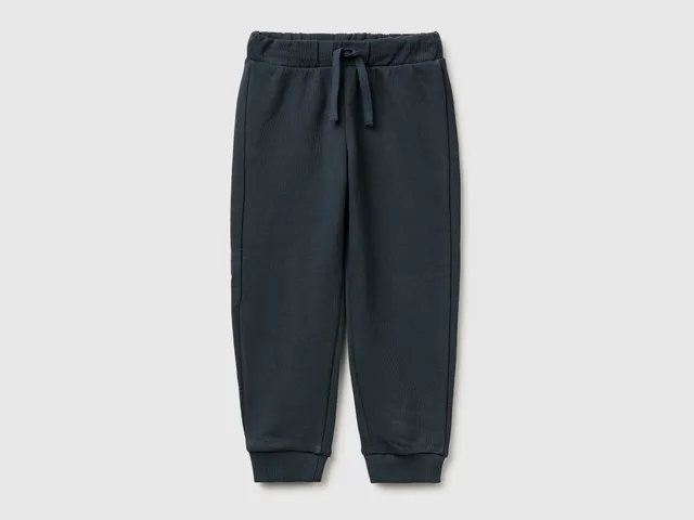 United Colors of Benetton Pantaloni tuta bimbo cotone bio taglia 98