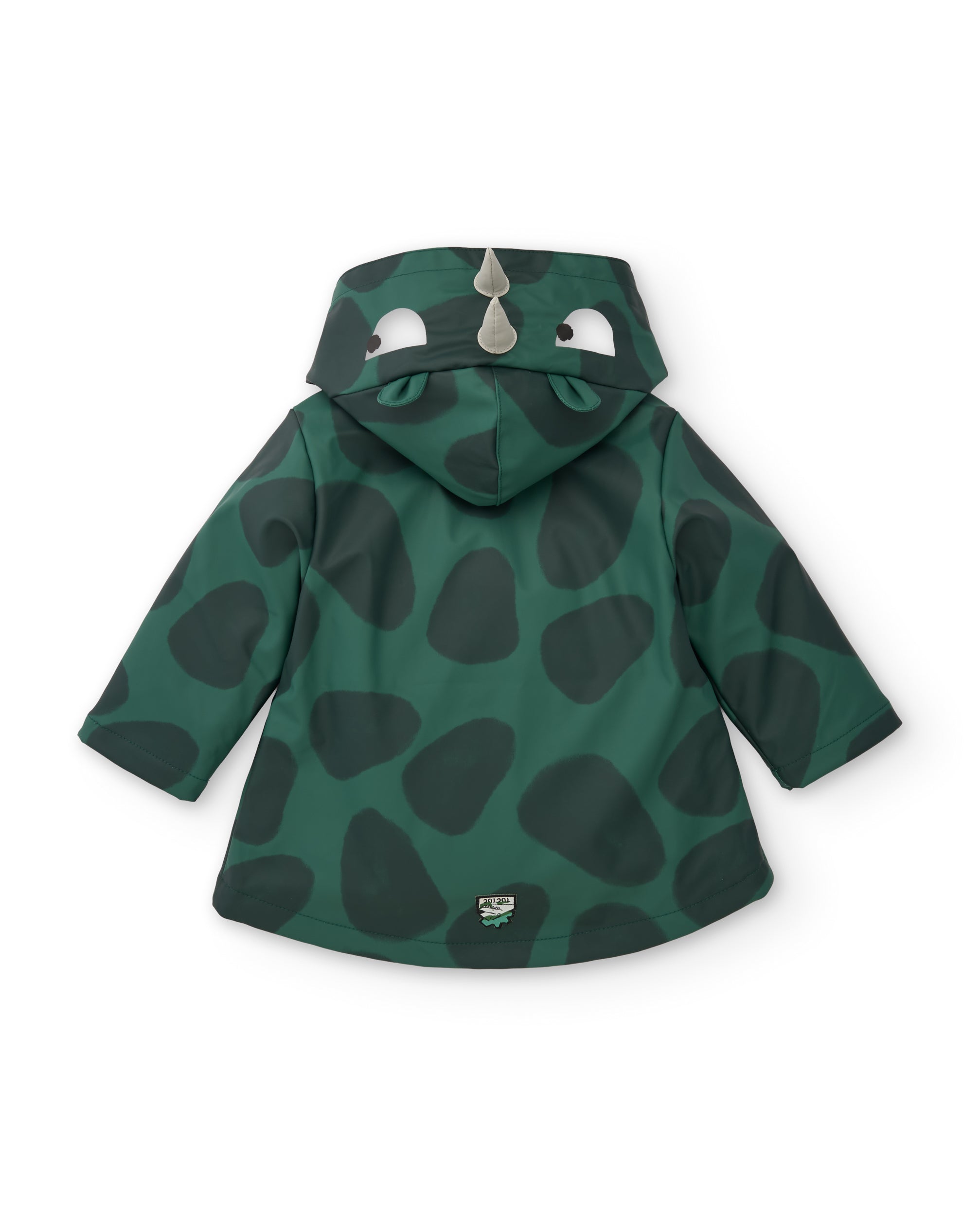 TucTuc Cappotti impermeabile bambino rinoceronte verde