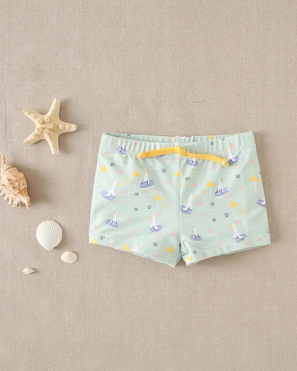 Dadati costume boxer bimbo oche verde acqua 18 mesi lycra
