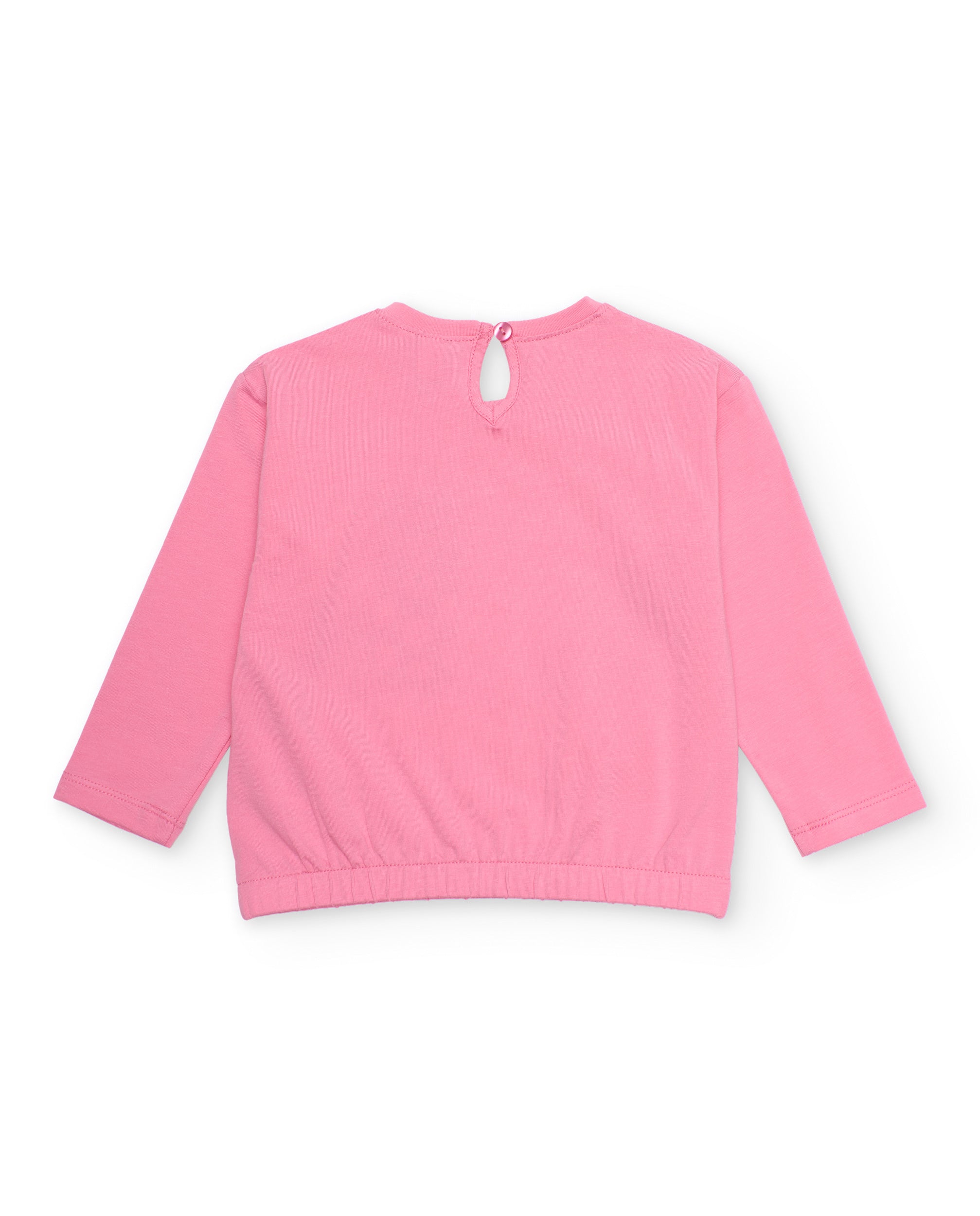 TucTuc Magliette t-shirt bambina rosa dinosauro paillettes 4 anni