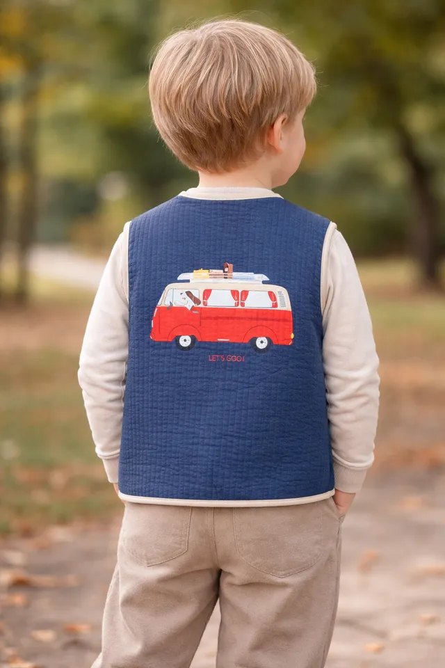 Kocarcia Gilet Van cotone trapuntato Miela Kids 3-4 anni
