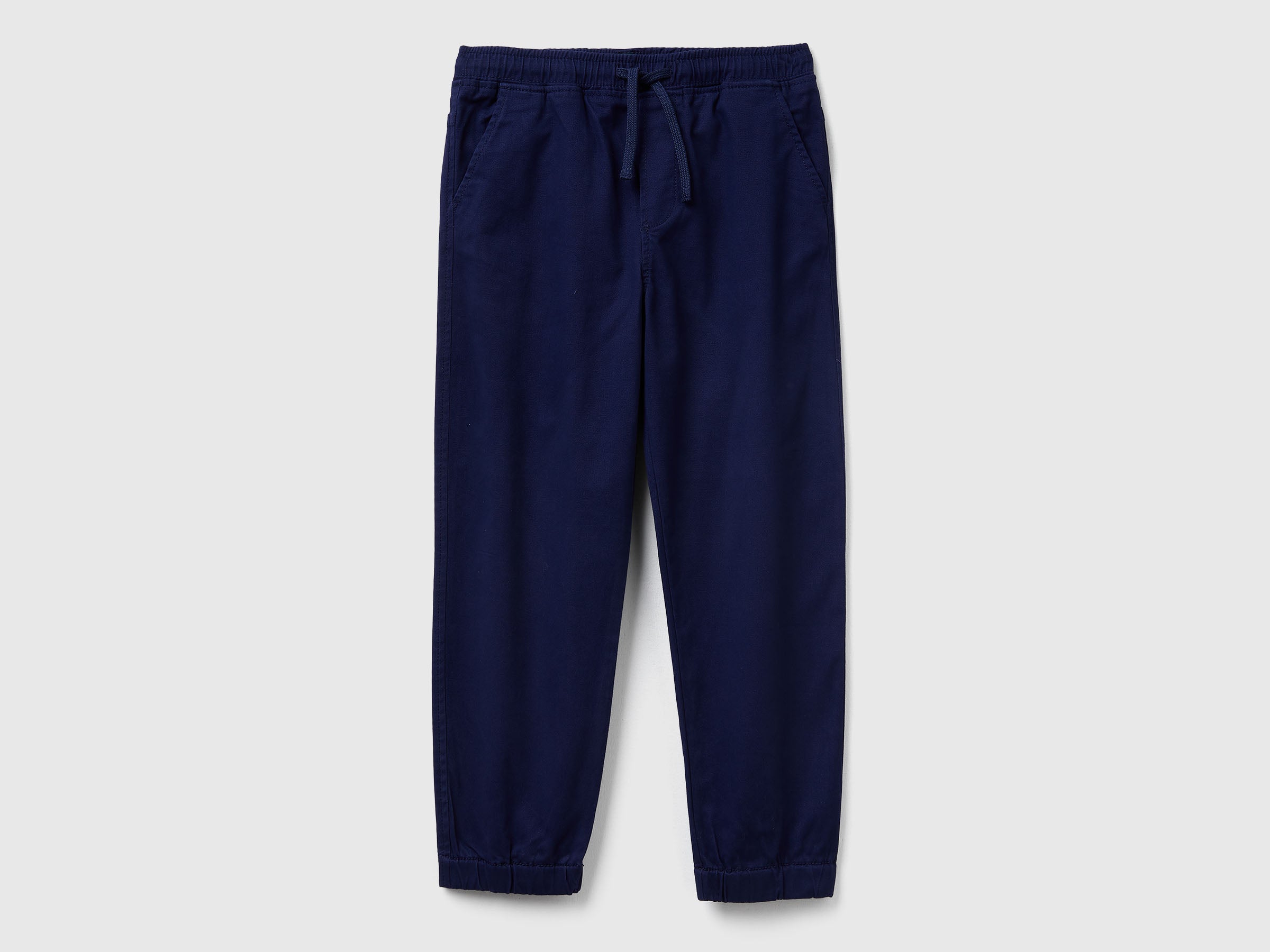 United Colors of Benetton joggers cotone elasticizzato coulisse