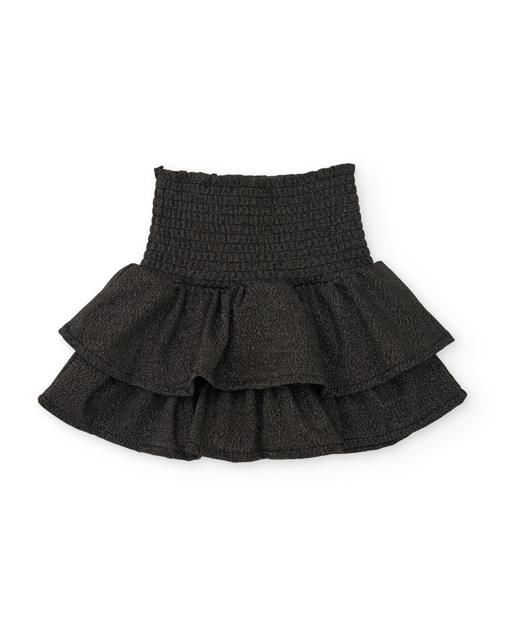 TucTuc Gonne gonna bambina volant grigio scuro brillante