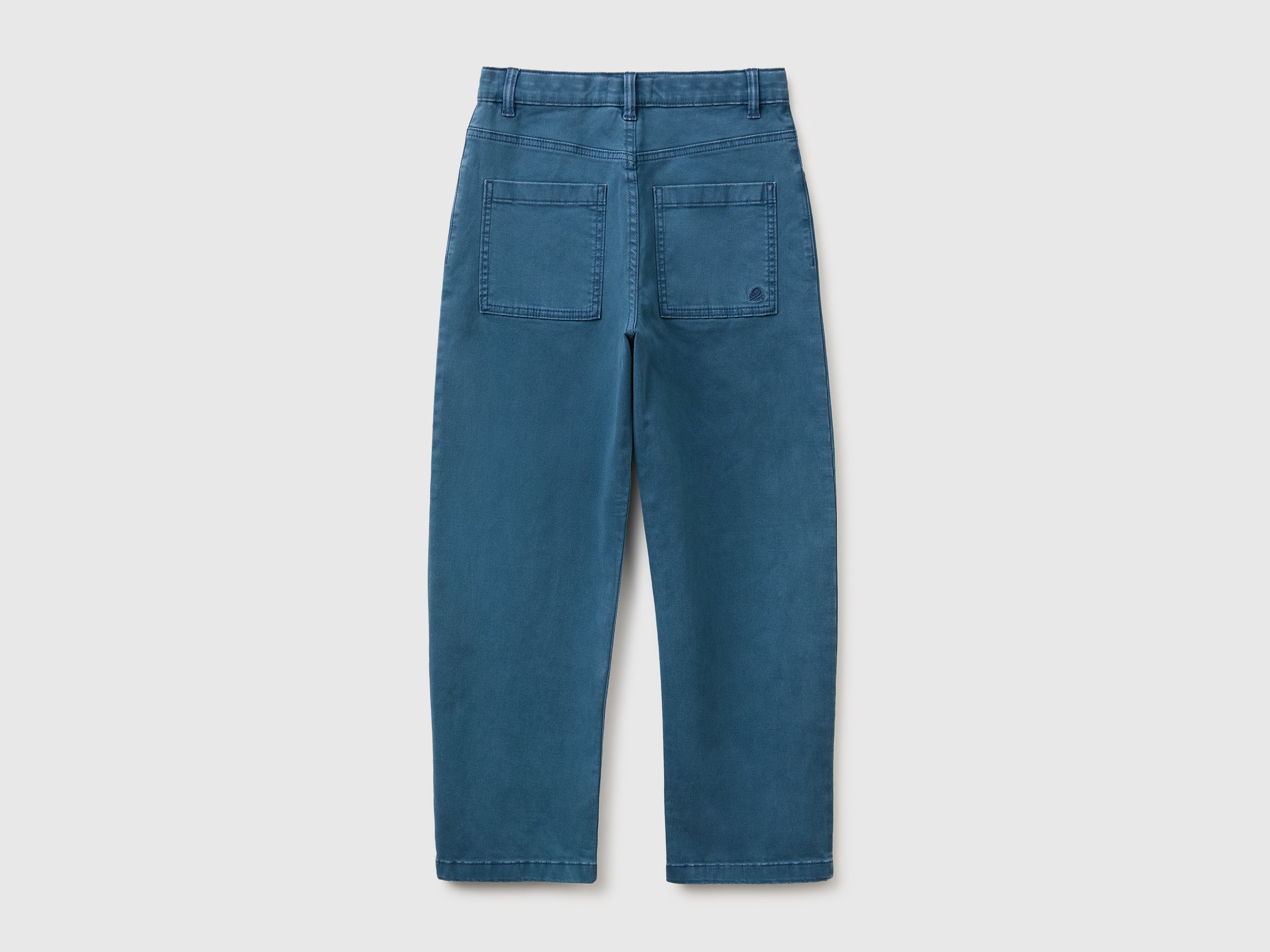 Benetton Trousers Pantalone 5 tasche cotone vita elastica