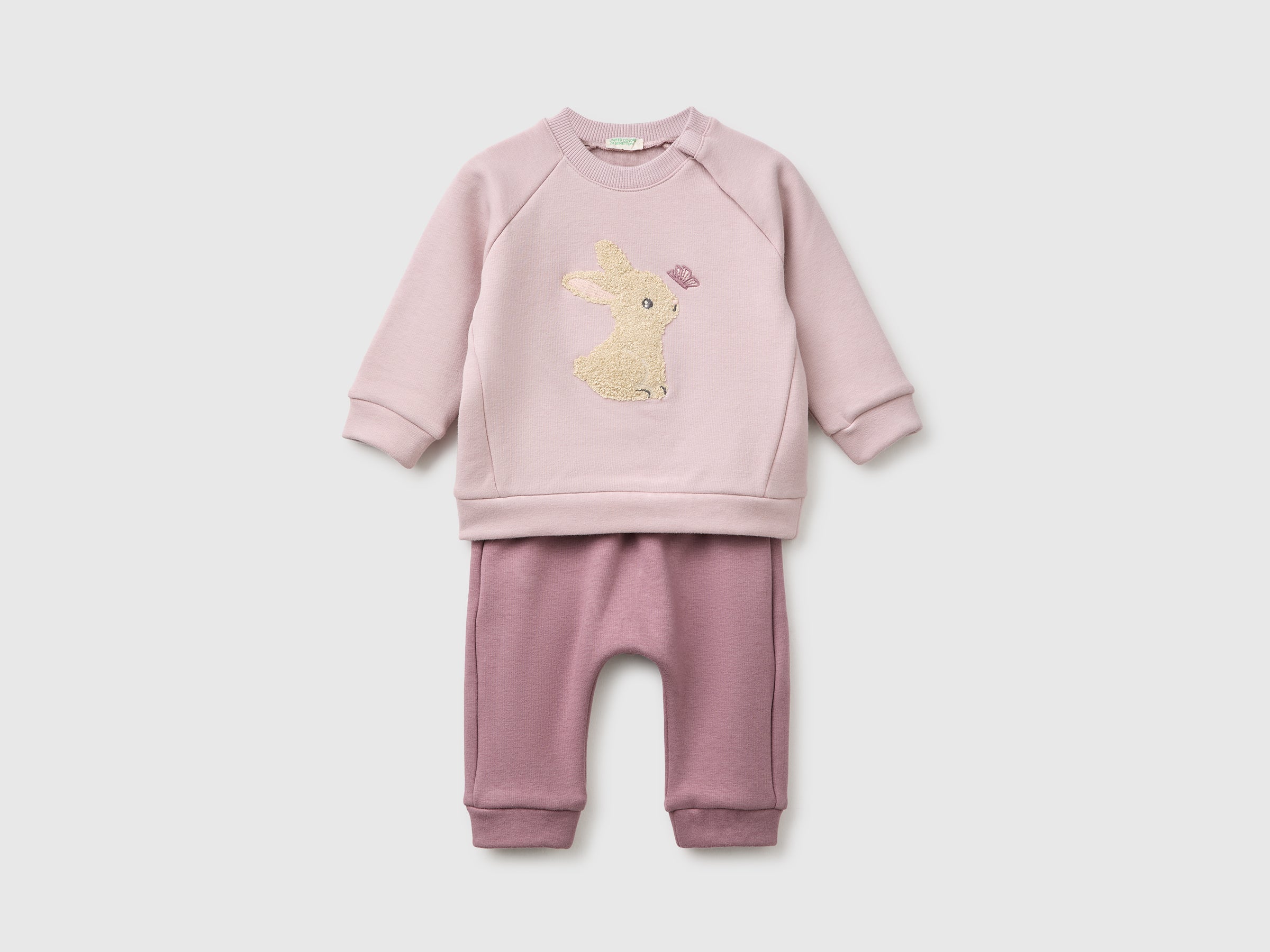 United Colors of Benetton Set felpa tuta neonato cotone taglia 68