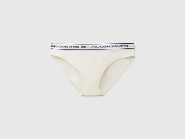 United Colors of Benetton slip cotone elasticizzato M vita logo