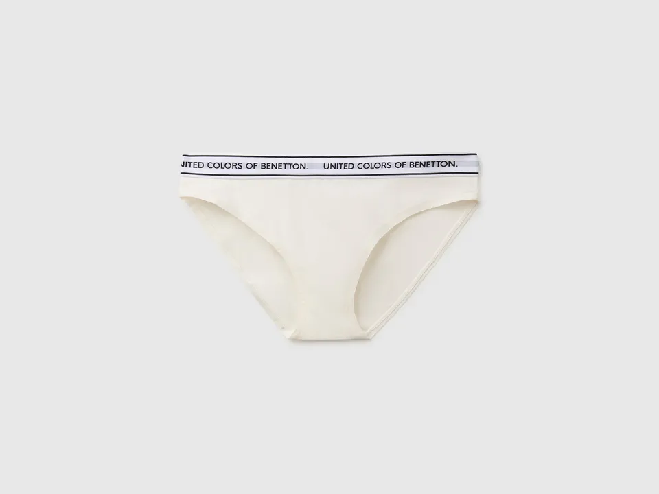United Colors of Benetton slip cotone elasticizzato M vita logo
