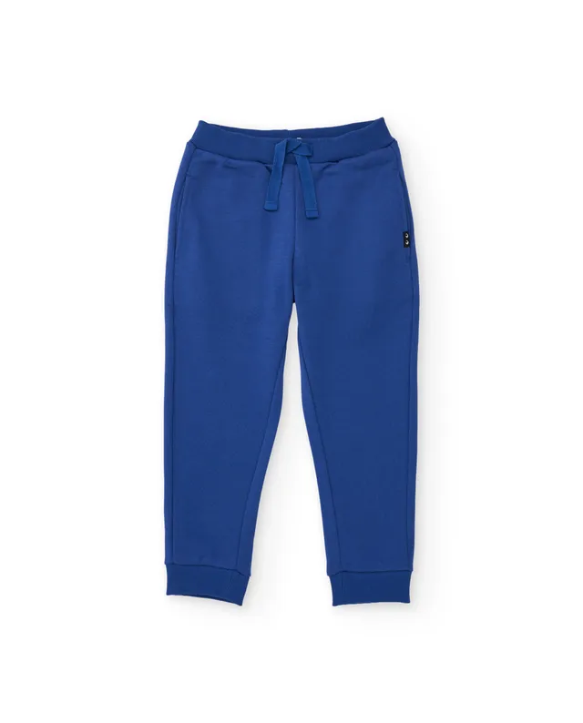 TucTuc Pantaloni felpa bambino blu vita regolabile