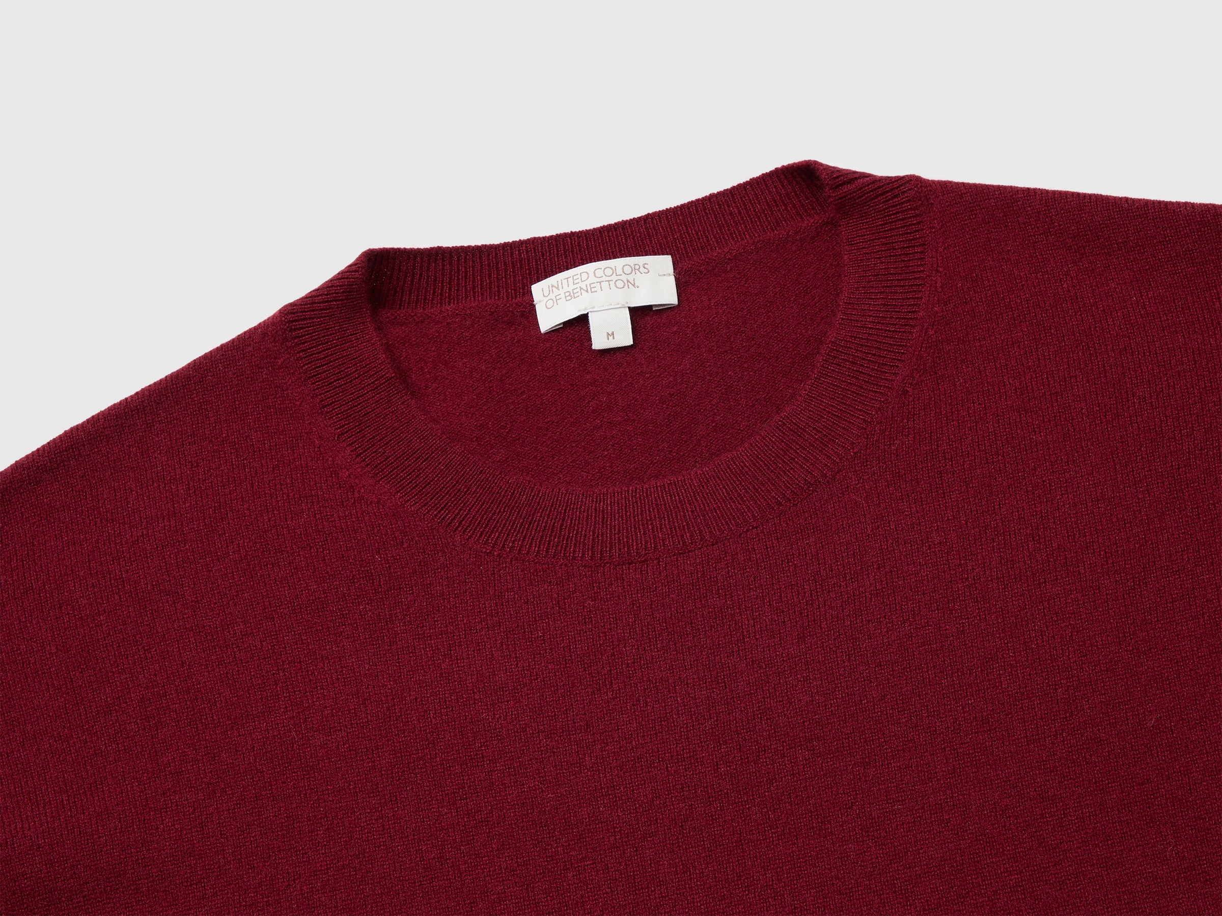 United Colors of Benetton Maglione Lana Cashmere Girocollo