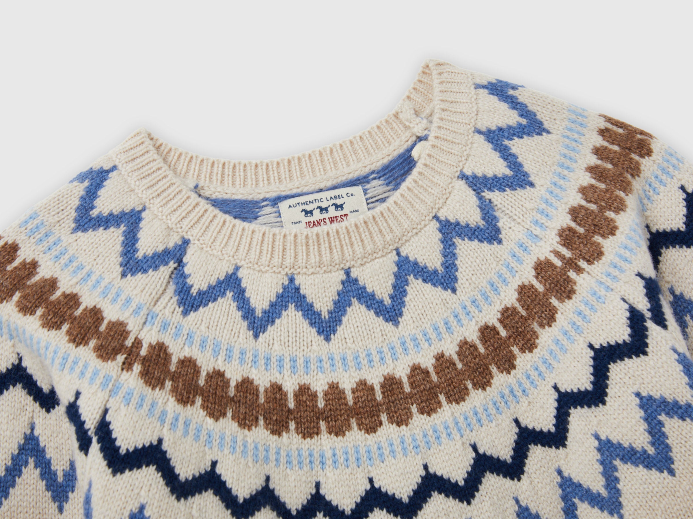 United Colors of Benetton Maglione Jacquard Lana Bambino M