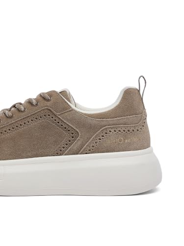 Liu Jo Sneakers Platform Suede Beige 41 EU Suola 5,5 cm