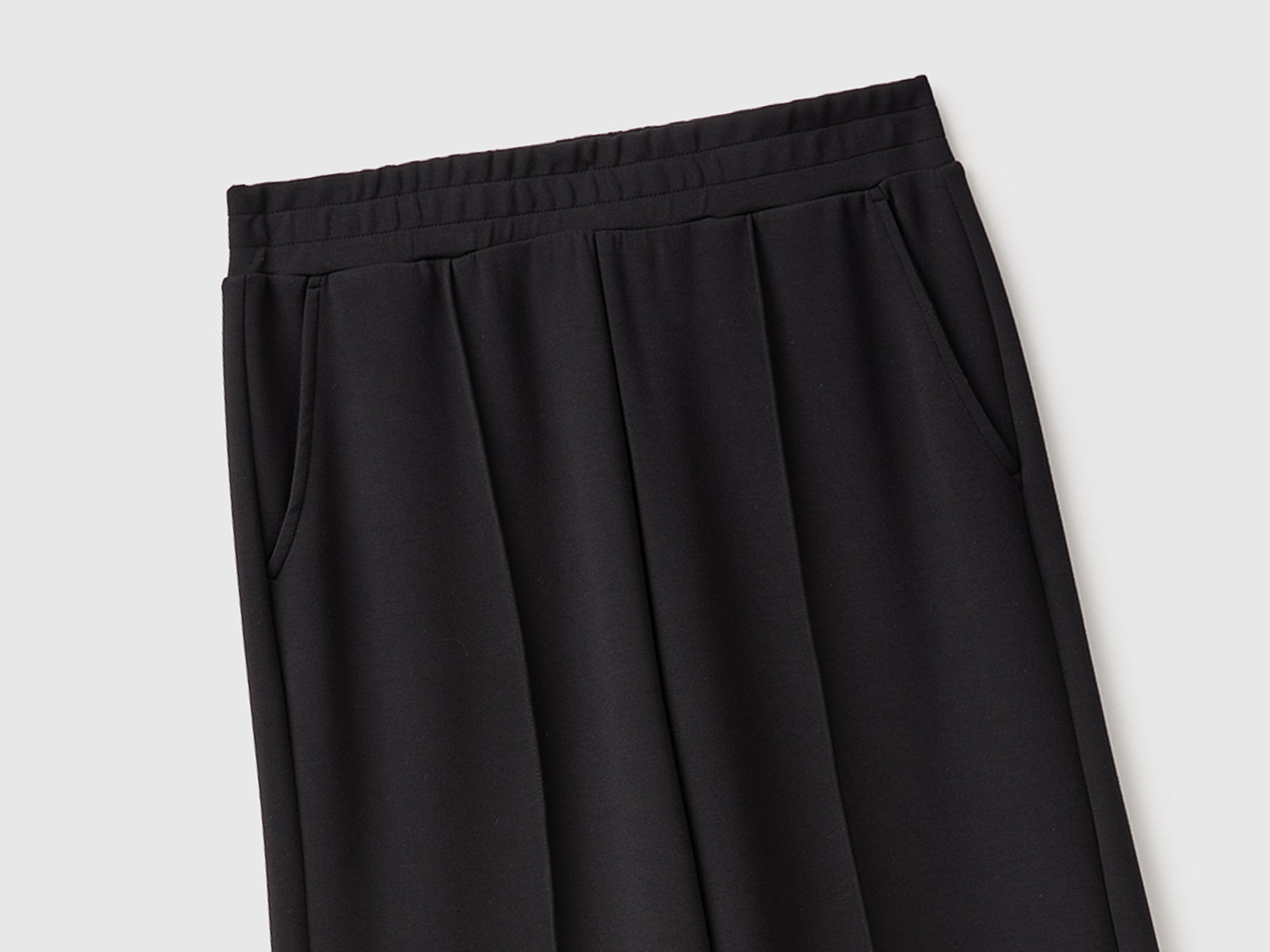 Benetton pantaloni fluidi modal stretch comfort fit
