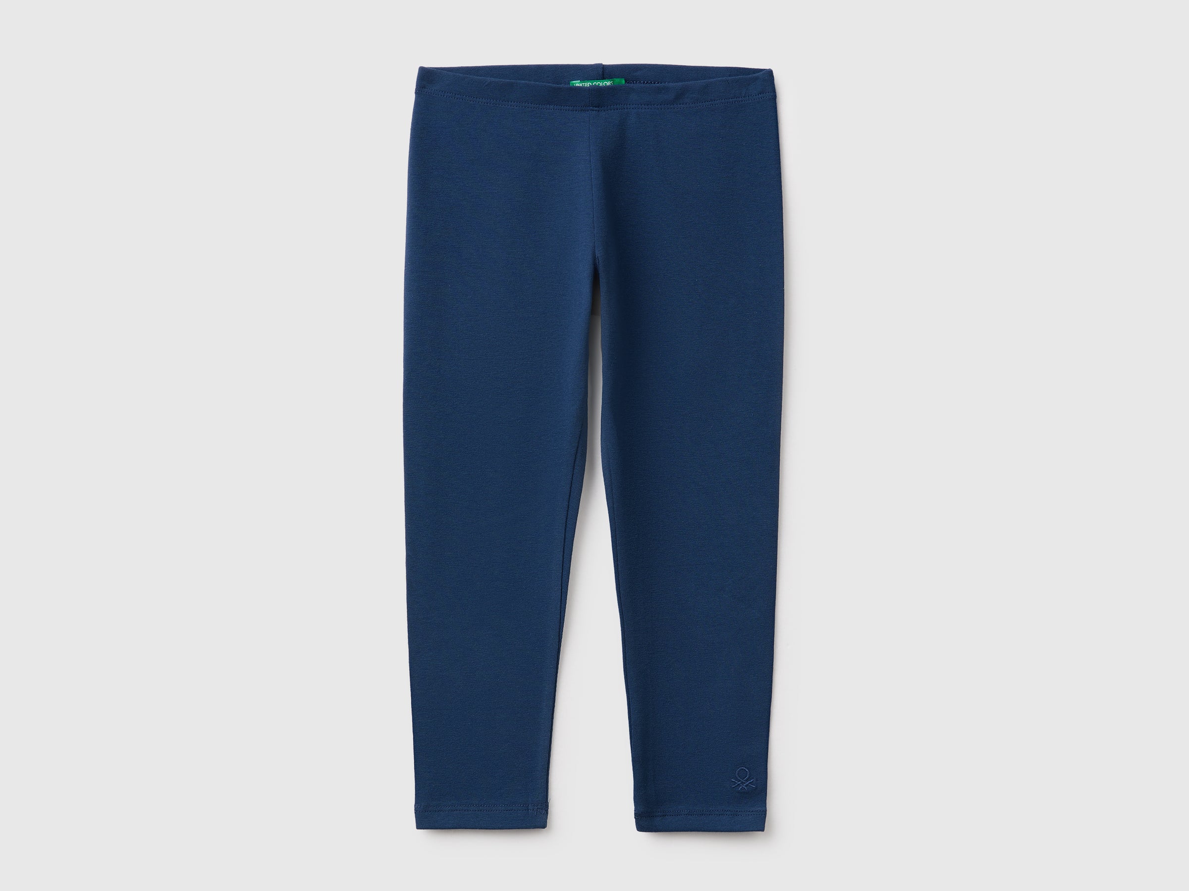 United Colors of Benetton leggings cotone stretch logo bambina