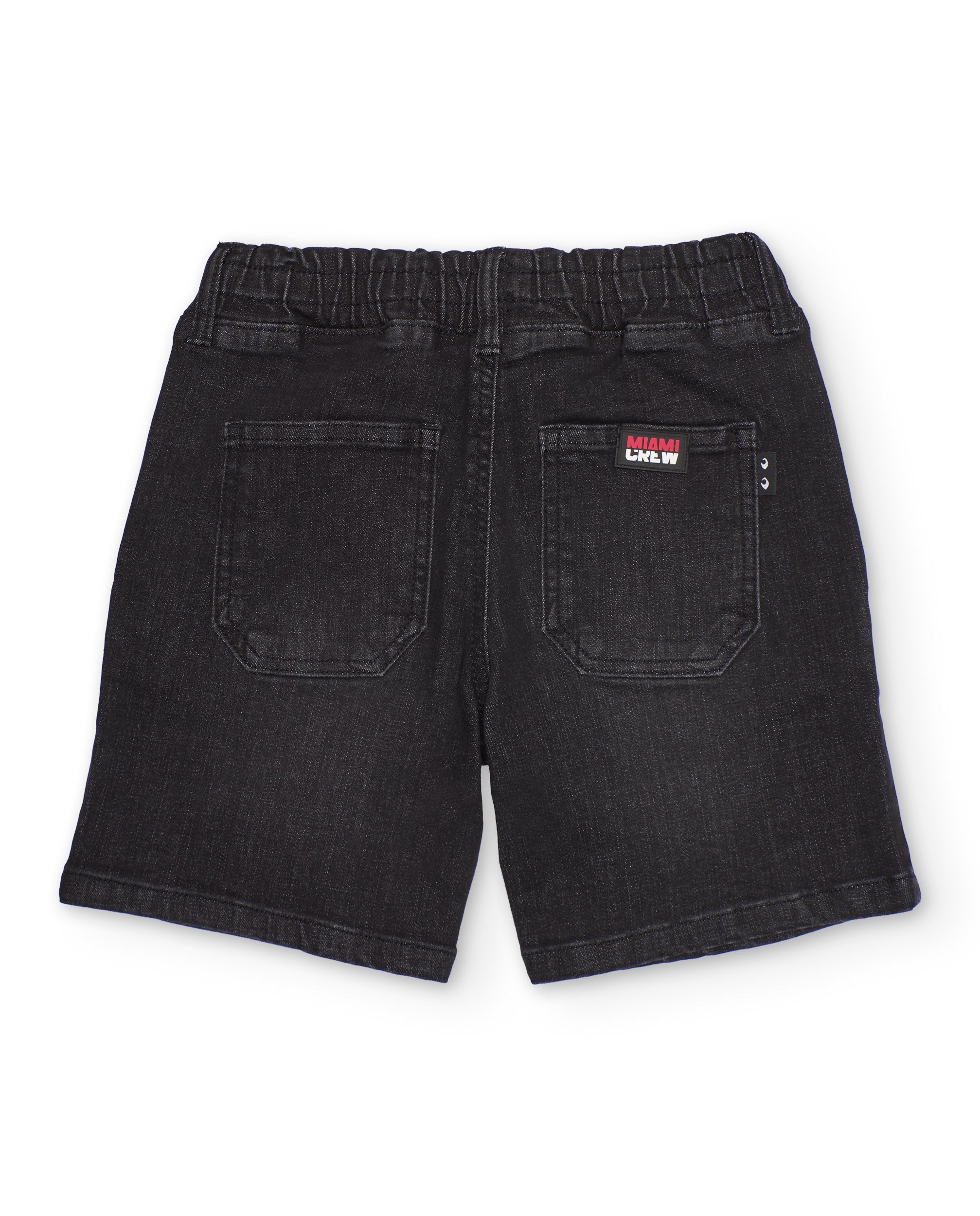 TucTuc Bermuda Bimbo Nero Grigio Scuro Denim Cotone