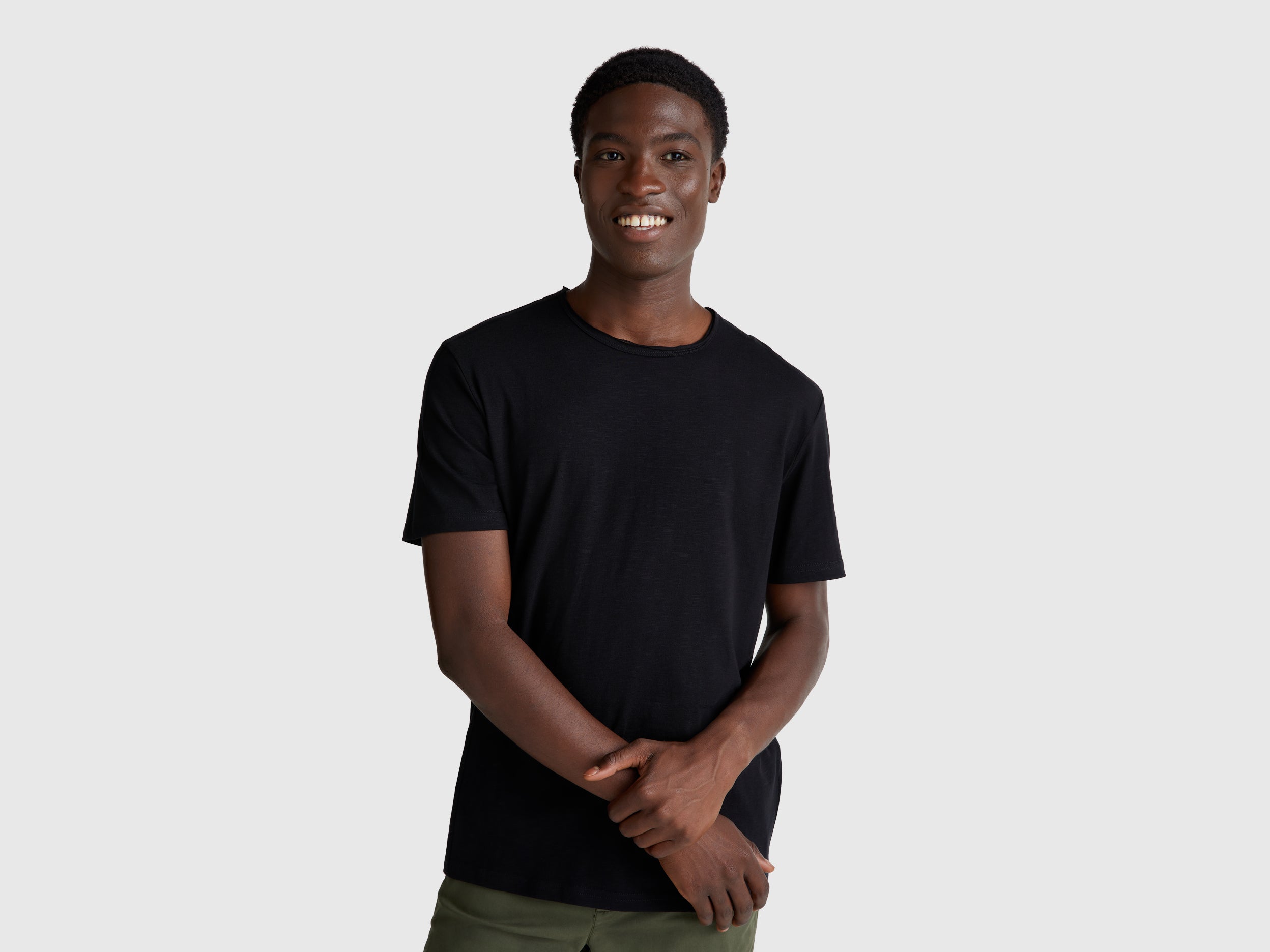 United Colors of Benetton Slub cotton t-shirt maglietta cotone