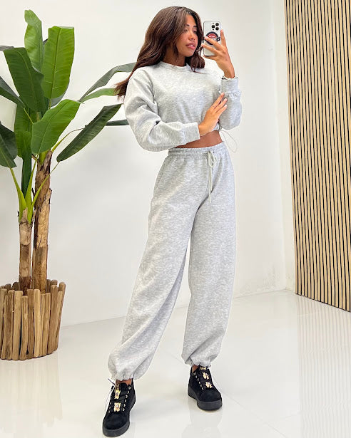 Sottosopra FI55 pantalone tuta nero polsini taglia unica