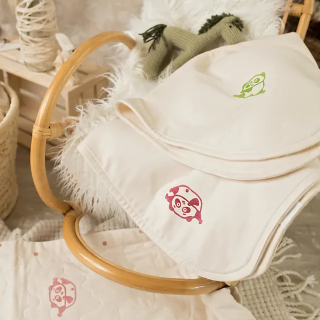Pamboo Bedlinen coperta lettino 80x100 cotone bio panda