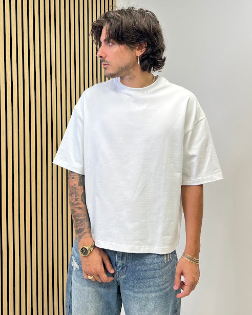 Sottosopra T-Shirt AN019869 Girocollo Boxy Blu M Uomo