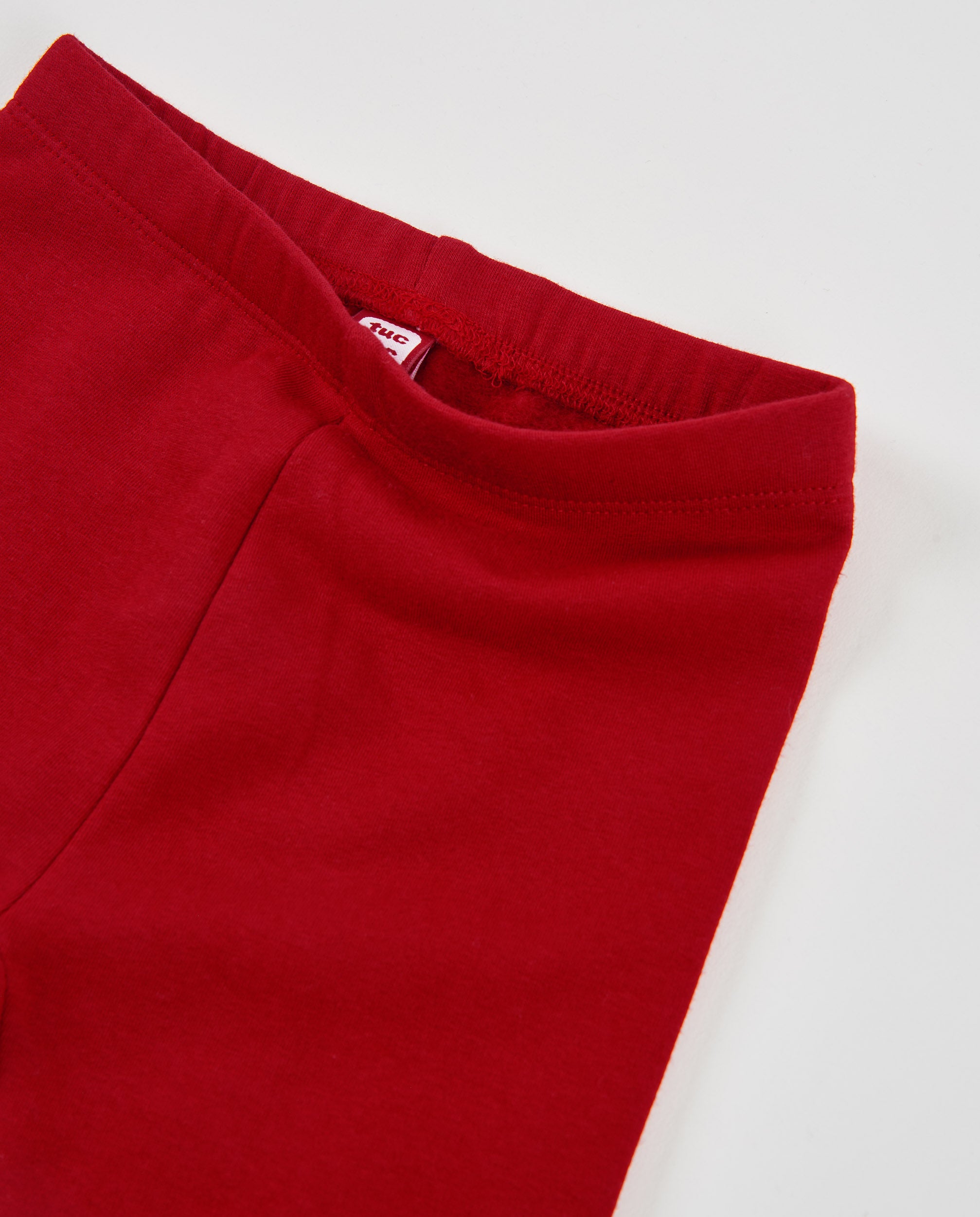 TucTuc Leggings Pant Bambina Felpa Rosso 4A