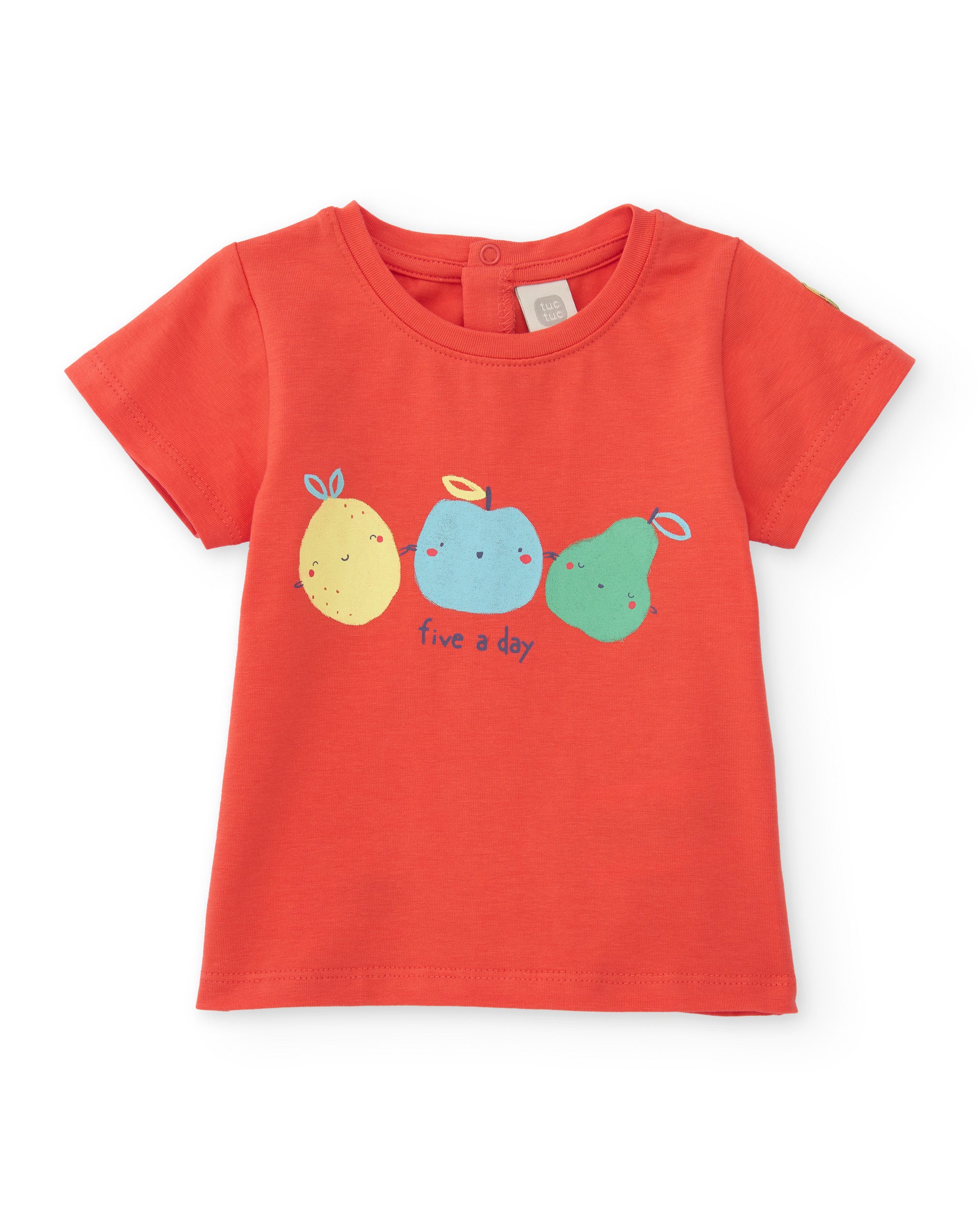 TucTuc Completi Patch Frutta Completo Rosso Neonato