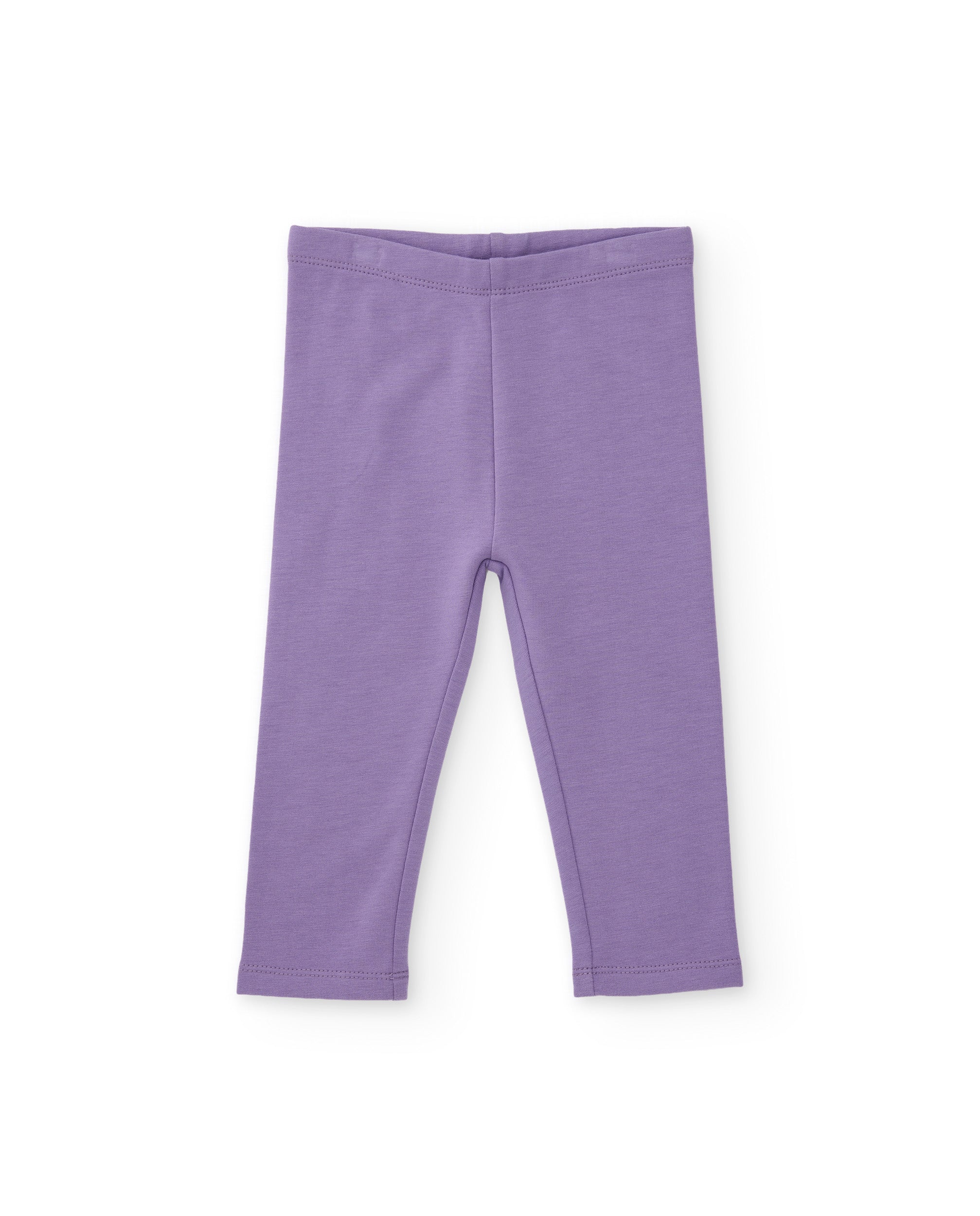 TucTuc Leggings felpa bambina lilla elasticizzato