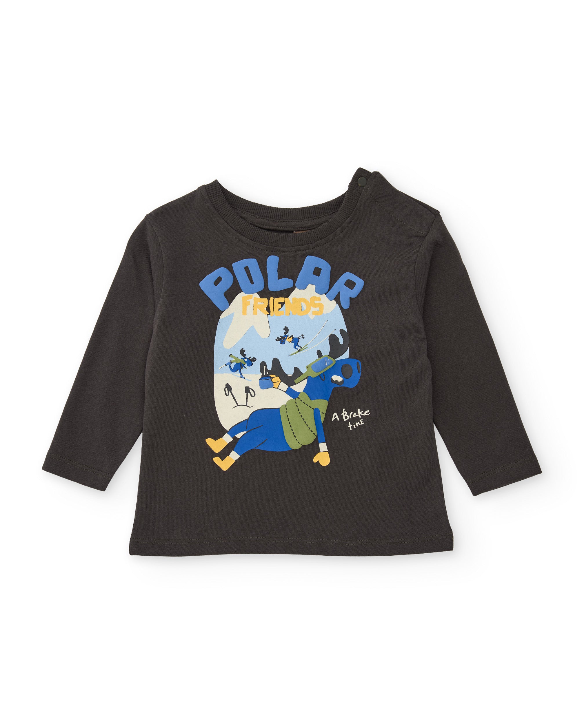 TucTuc Magliette Maglia Bambino Grigia Maniche Lunghe