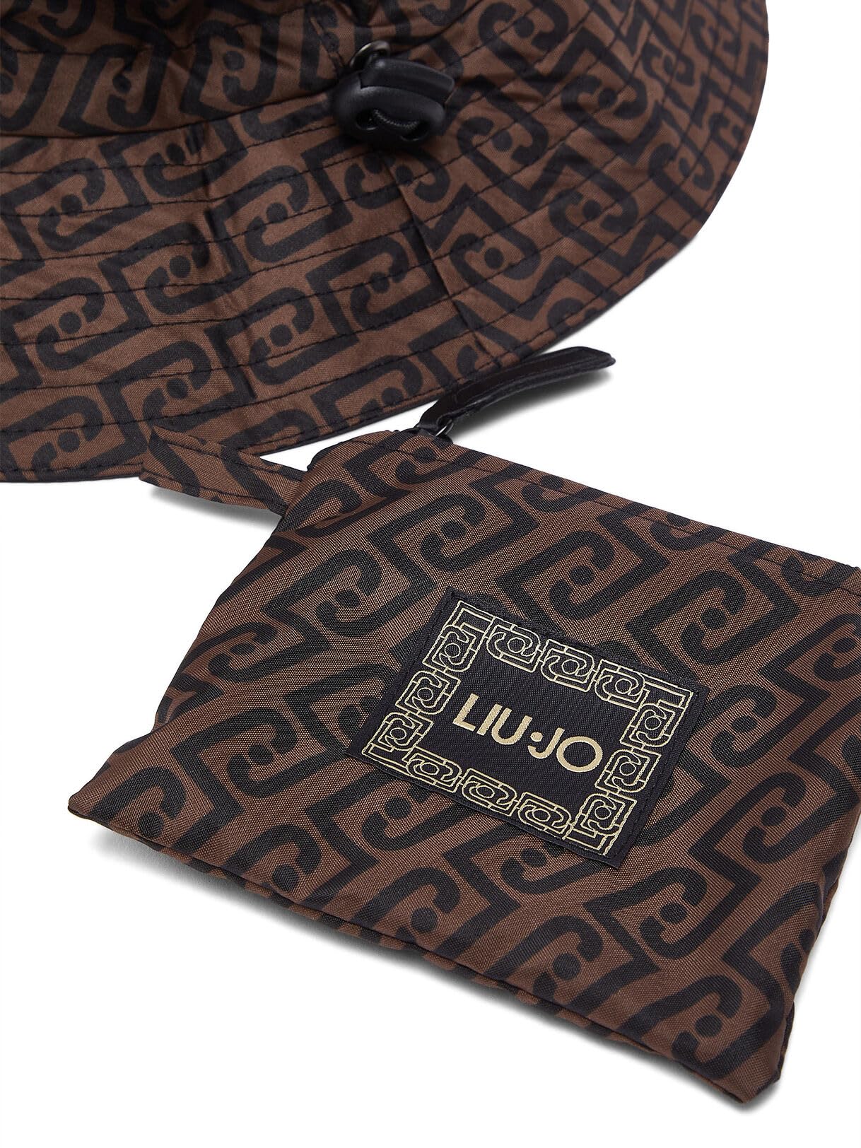 Liu Jo Cloche in Nylon Animalier Marrone 35x25 cm