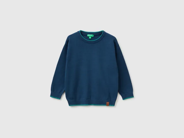 United Colors of Benetton 100% cotton maglione bambino cotone 104