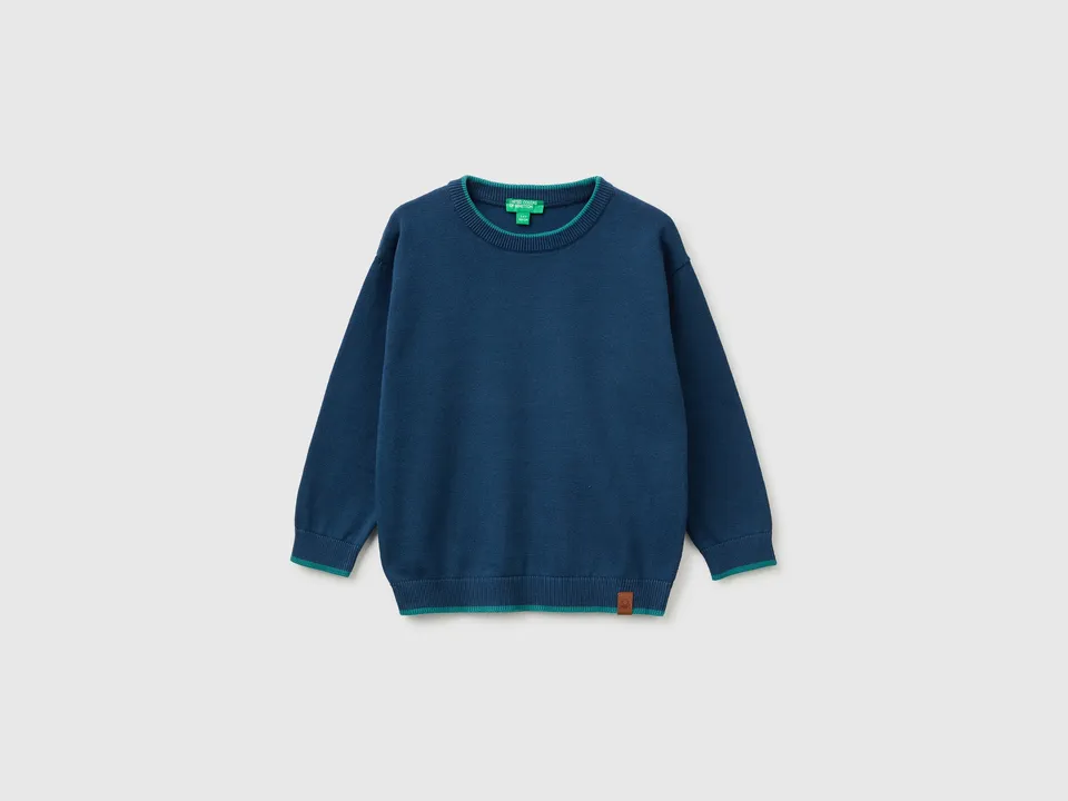 United Colors of Benetton 100% cotton maglione bambino cotone 104