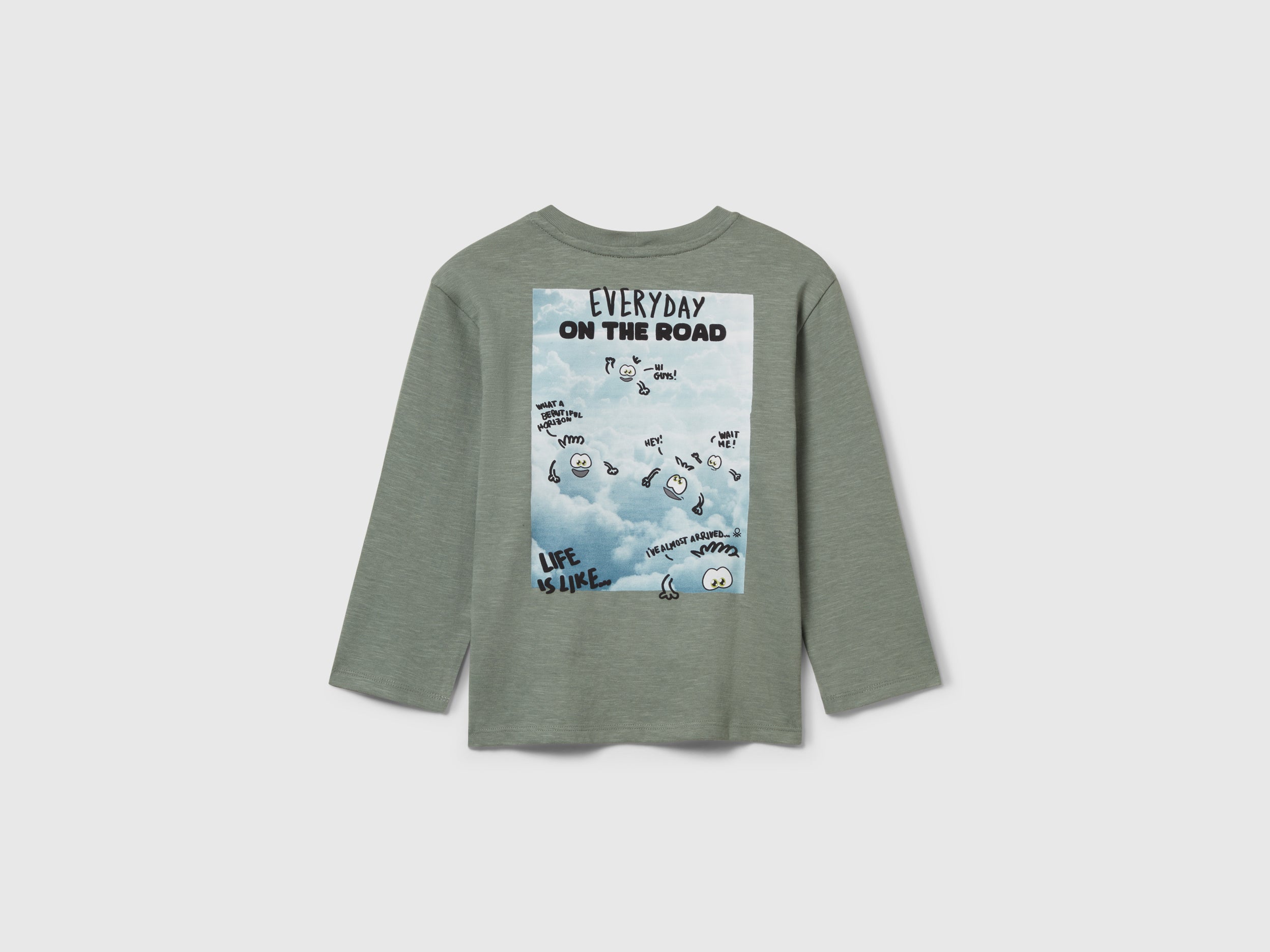United Colors of Benetton T-shirt mostri cotone bio bimbo