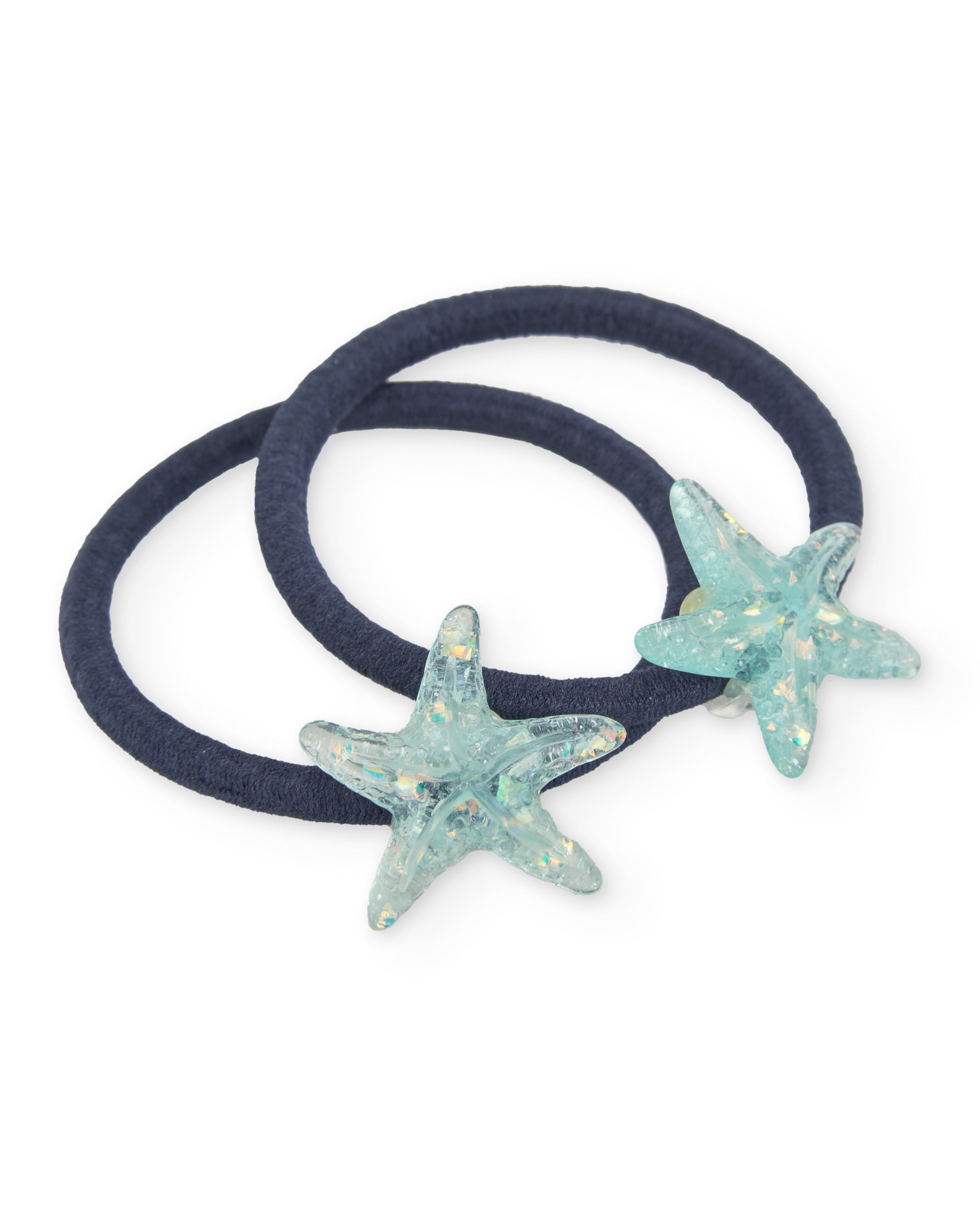 TucTuc Accessori elastico capelli bambina blu set 2 pezzi stella