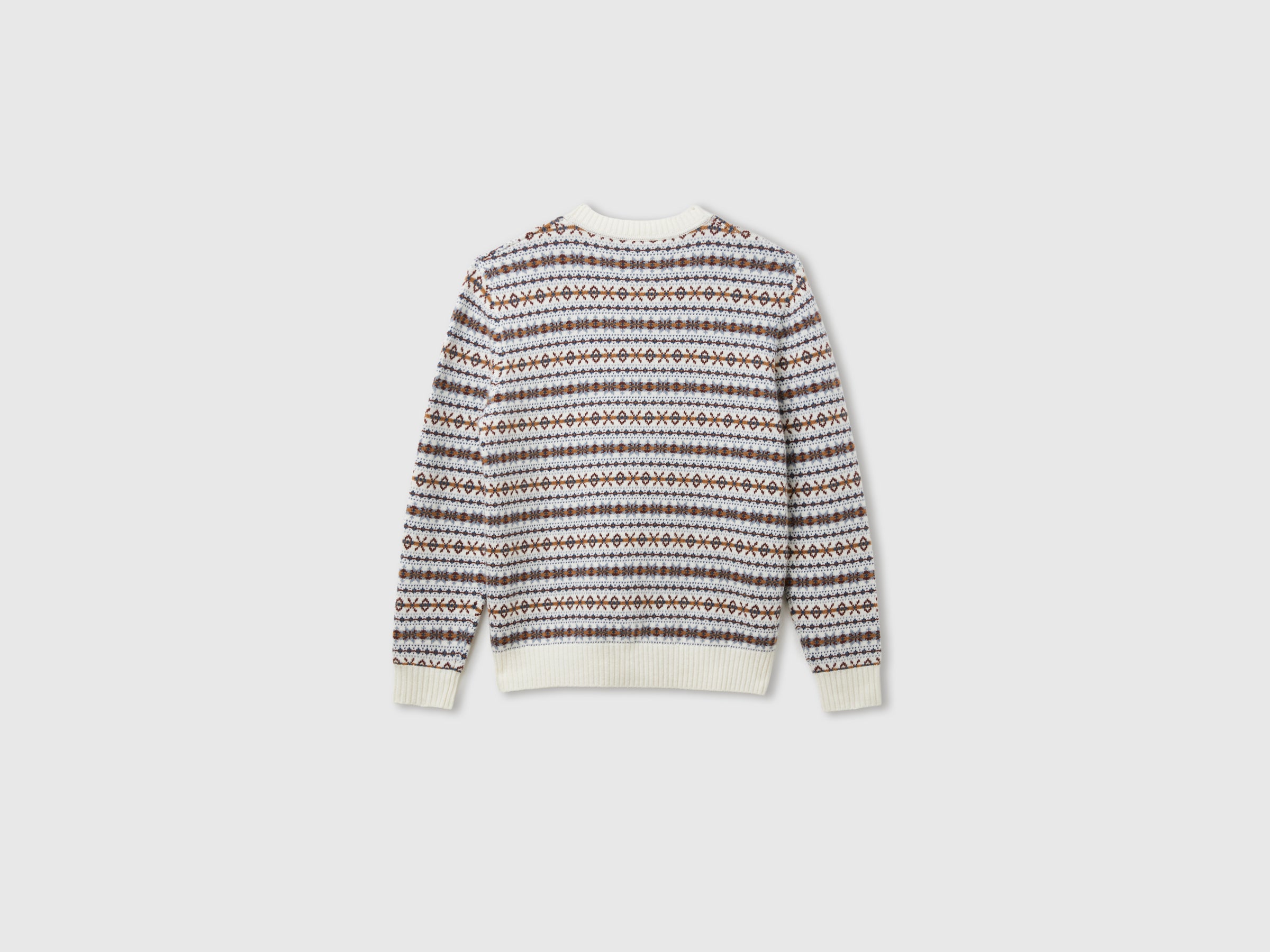 United Colors of Benetton Jacquard Maglione Lana Nordico