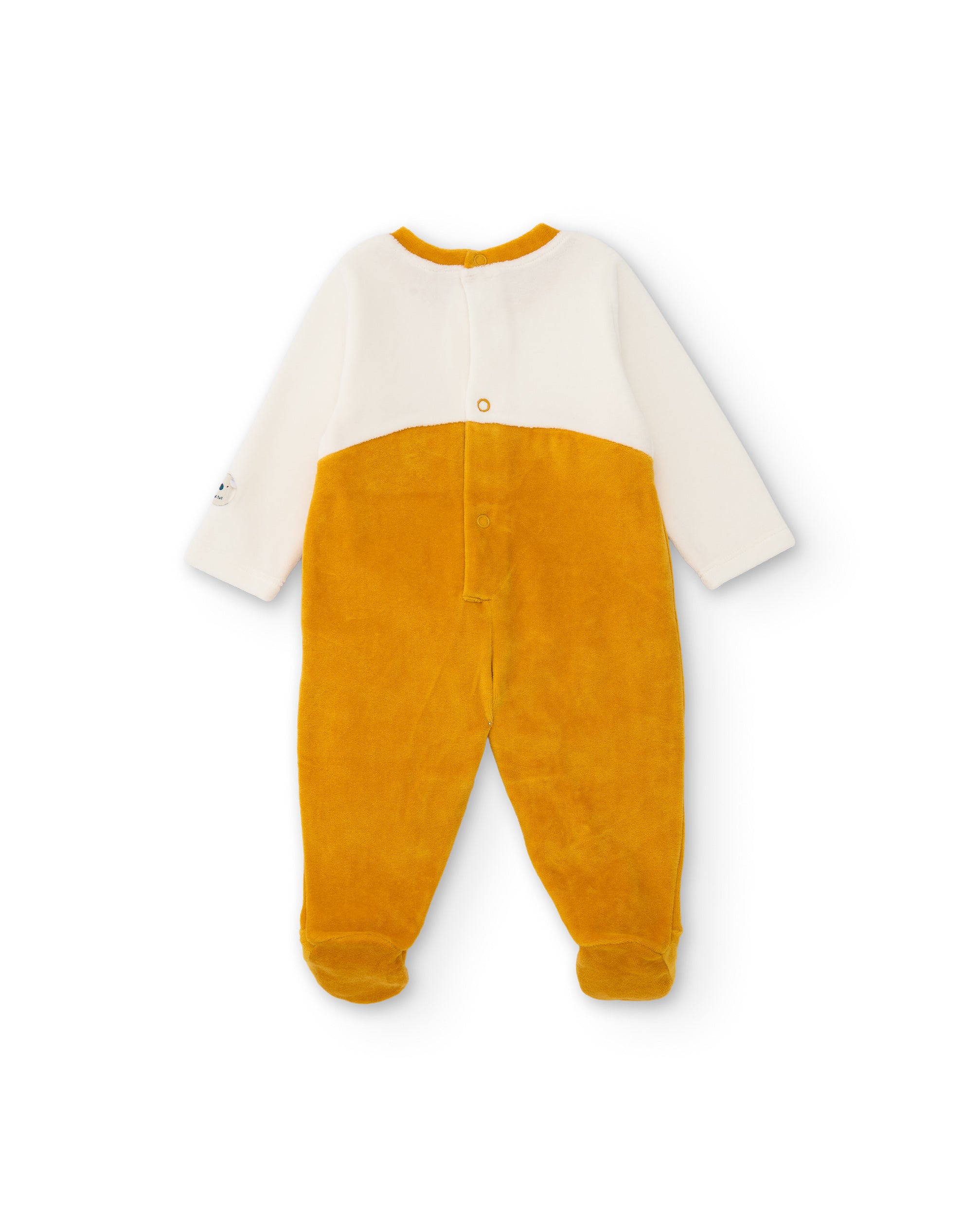 TucTuc Tutine Tutina Neonato Senape Orso Felpa Piedini