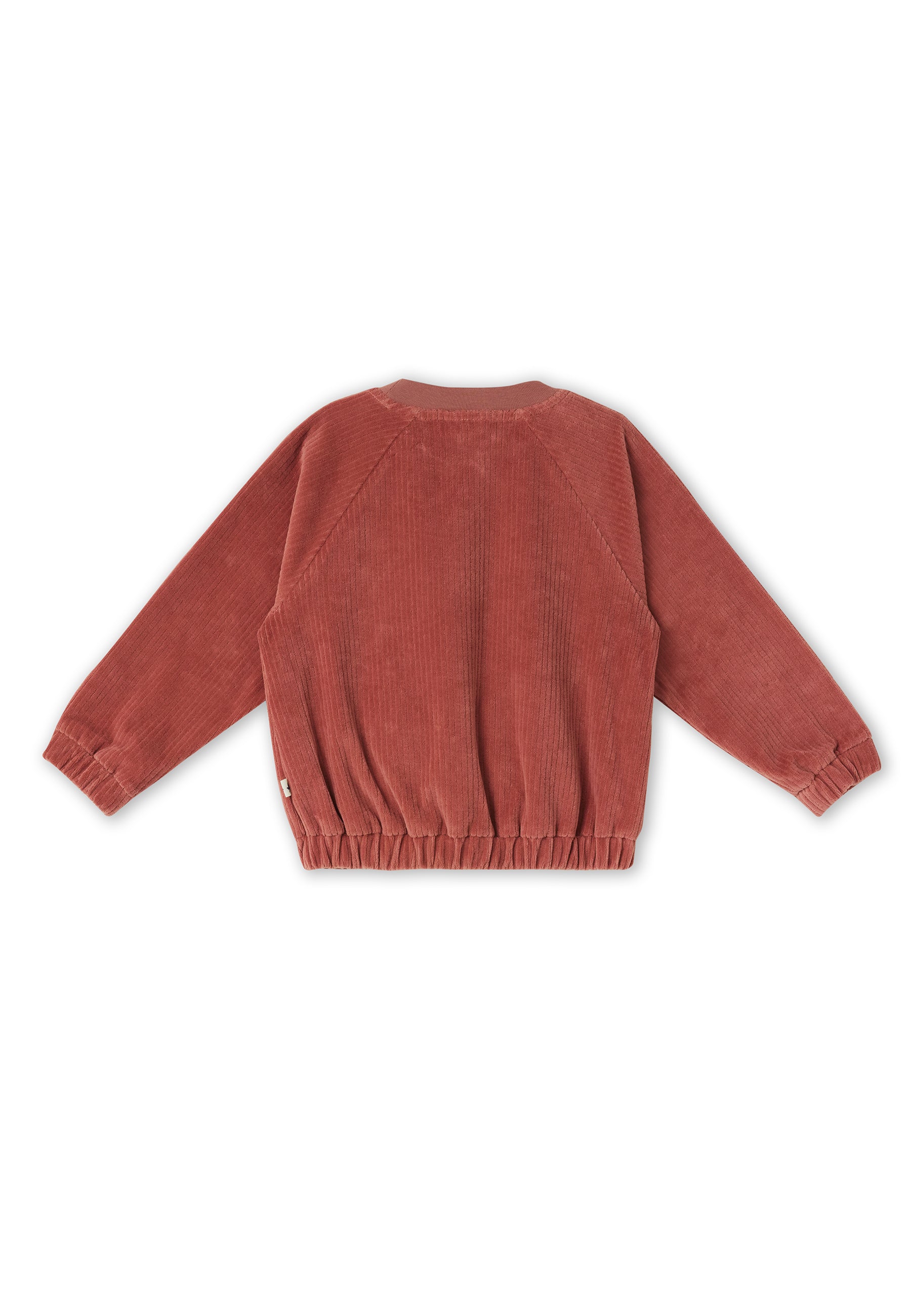 Leela giacca bomber coste Malva Scuro cotone organico