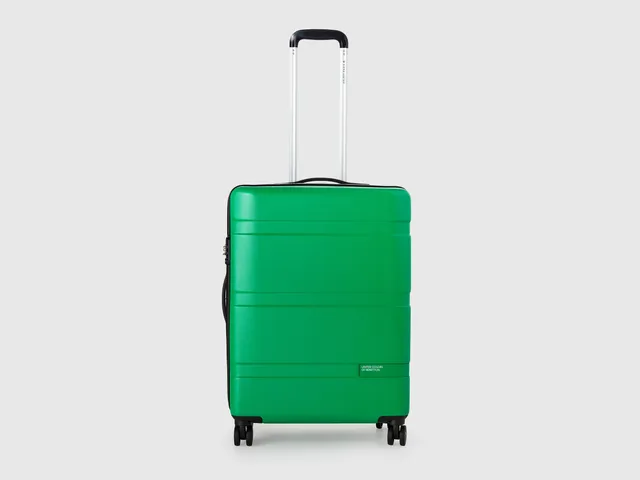 Benetton Medium Suitcase valigia rigida ABS 4 ruote TSA OS