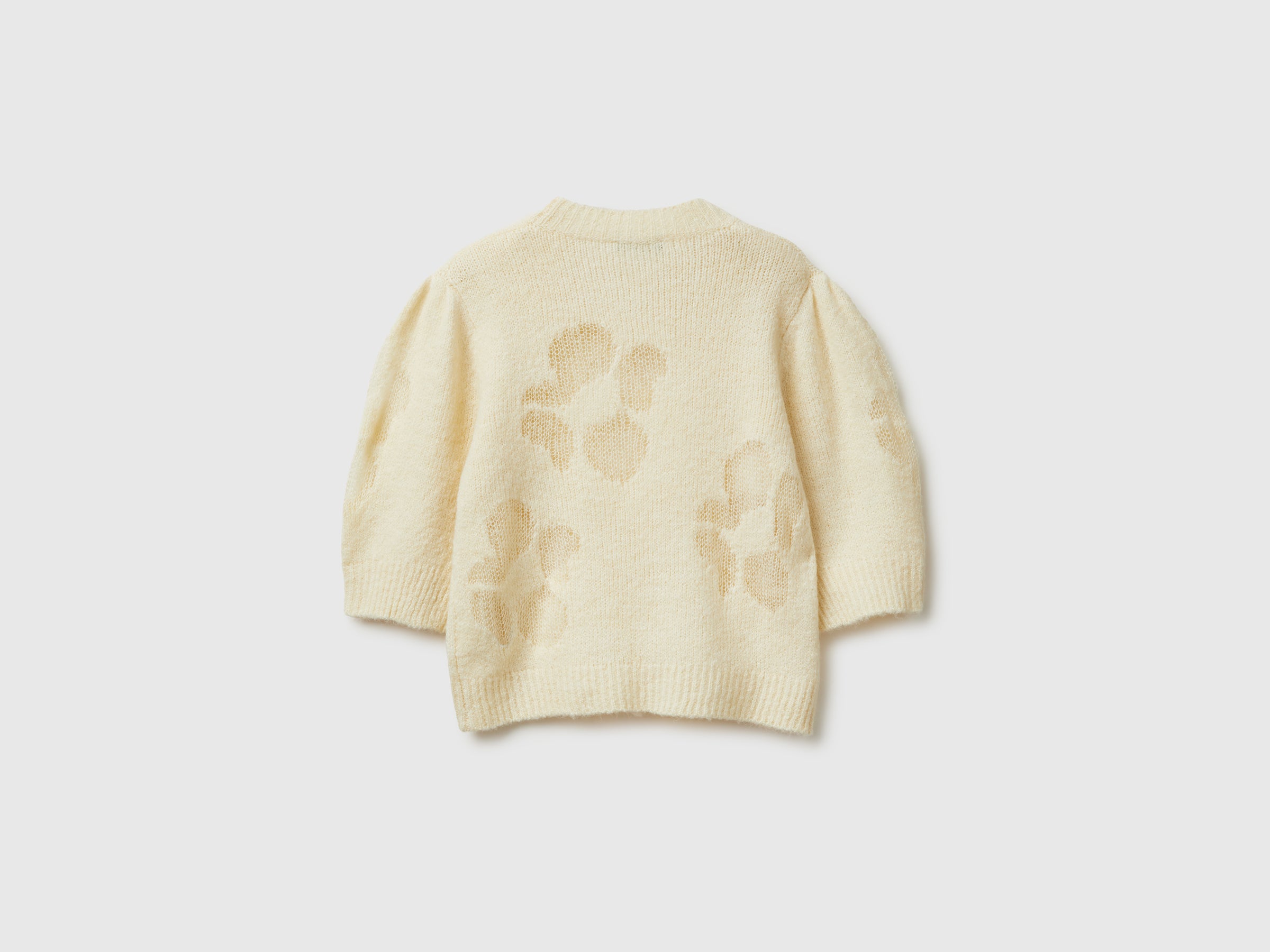 United Colors of Benetton Maglione Mohair e Lana Floreale
