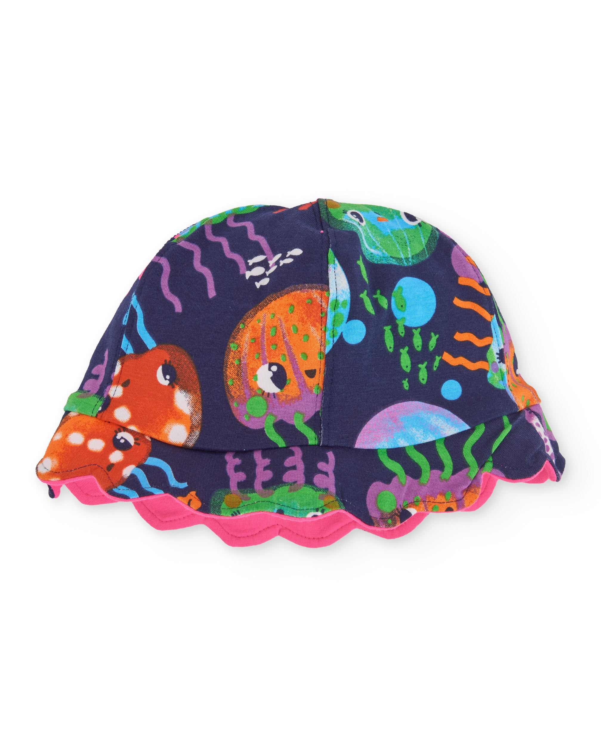 TucTuc Accessori Cappellino Bambina Fucsia Reversibile