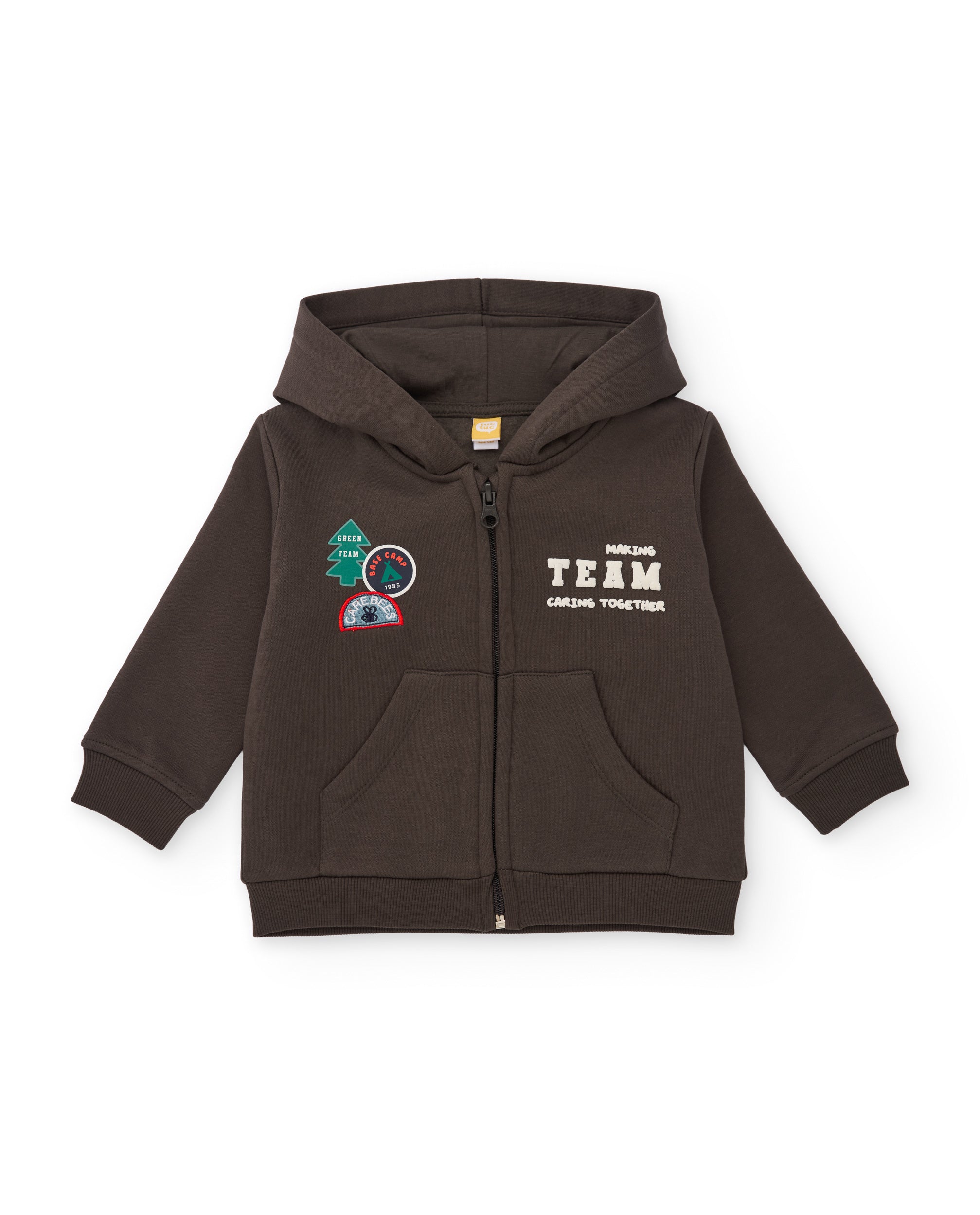 TucTuc Completi Cappuccio tuta bambino marrone