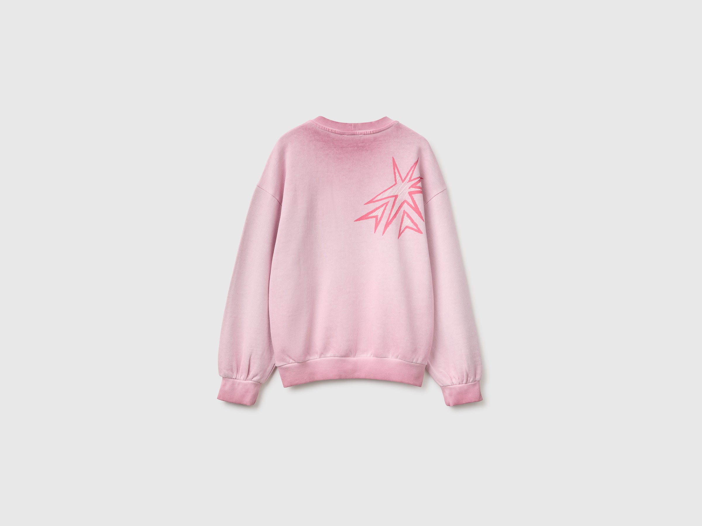 United Colors of Benetton Felpa Disney Lilo Stitch oversize cotone