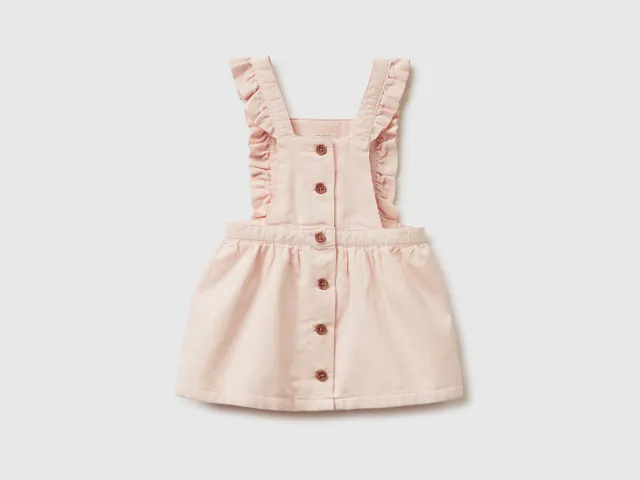 United Colors of Benetton Salopette Velluto Cotone Neonato 74