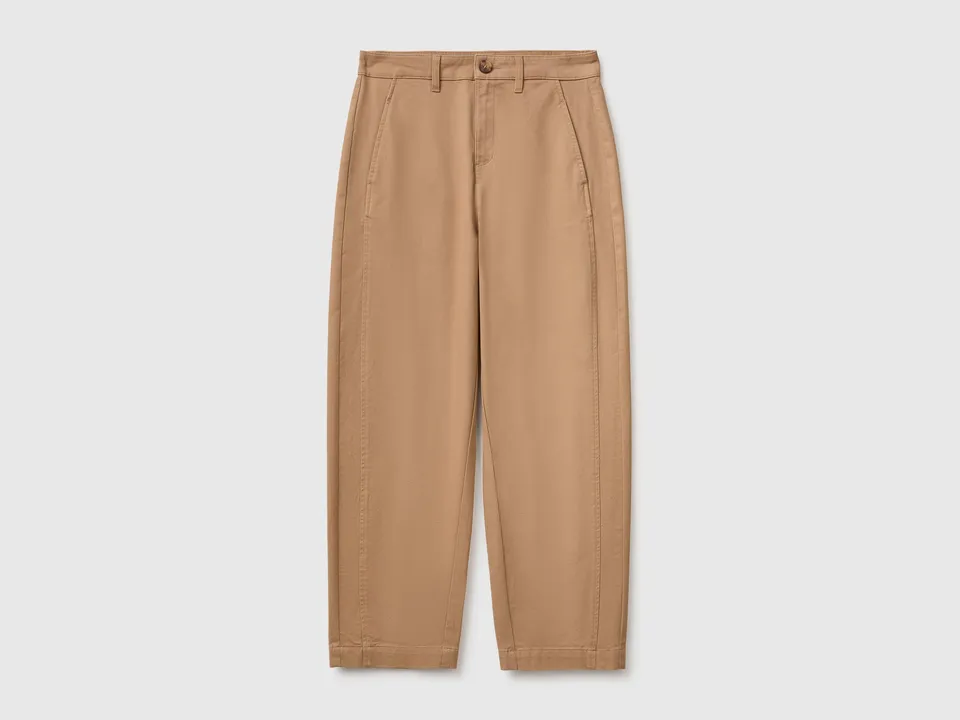 United Colors of Benetton Trousers pantaloni 42 cotone elasticizzato